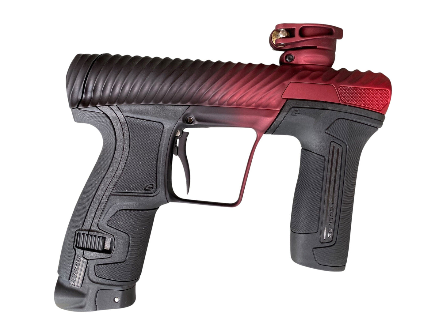 Used Planet Eclipse CS2 Twister Black To Red Fade + Mech Paintball Gun Paintball Gun from CPXBrosPaintball Buy/Sell/Trade Paintball Markers, New Paintball Guns, Paintball Hoppers, Paintball Masks, and Hormesis Headbands