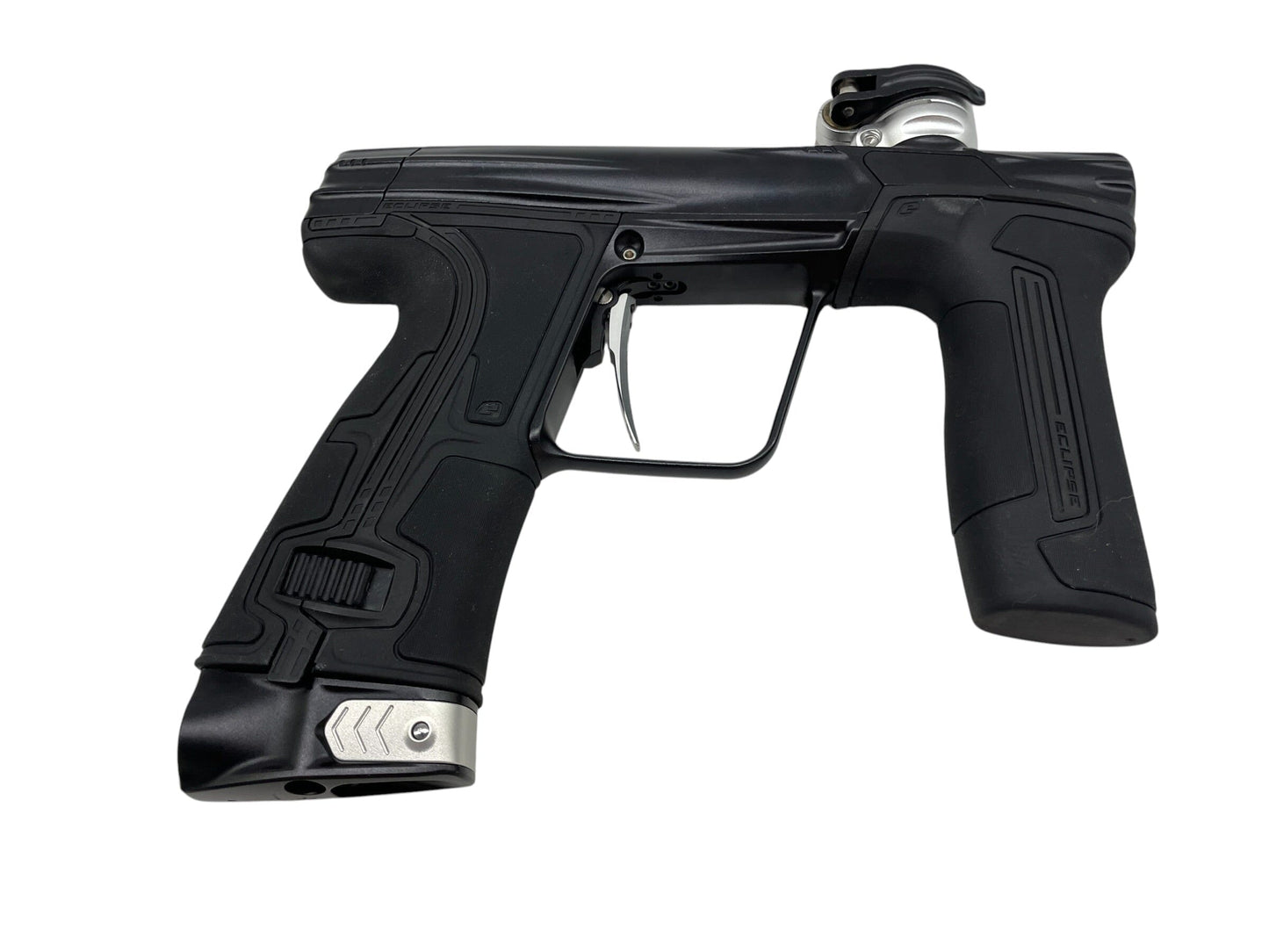 Used Planet Eclipse CS3 Black/Silver Paintball Gun Paintball Gun from CPXBrosPaintball Buy/Sell/Trade Paintball Markers, New Paintball Guns, Paintball Hoppers, Paintball Masks, and Hormesis Headbands