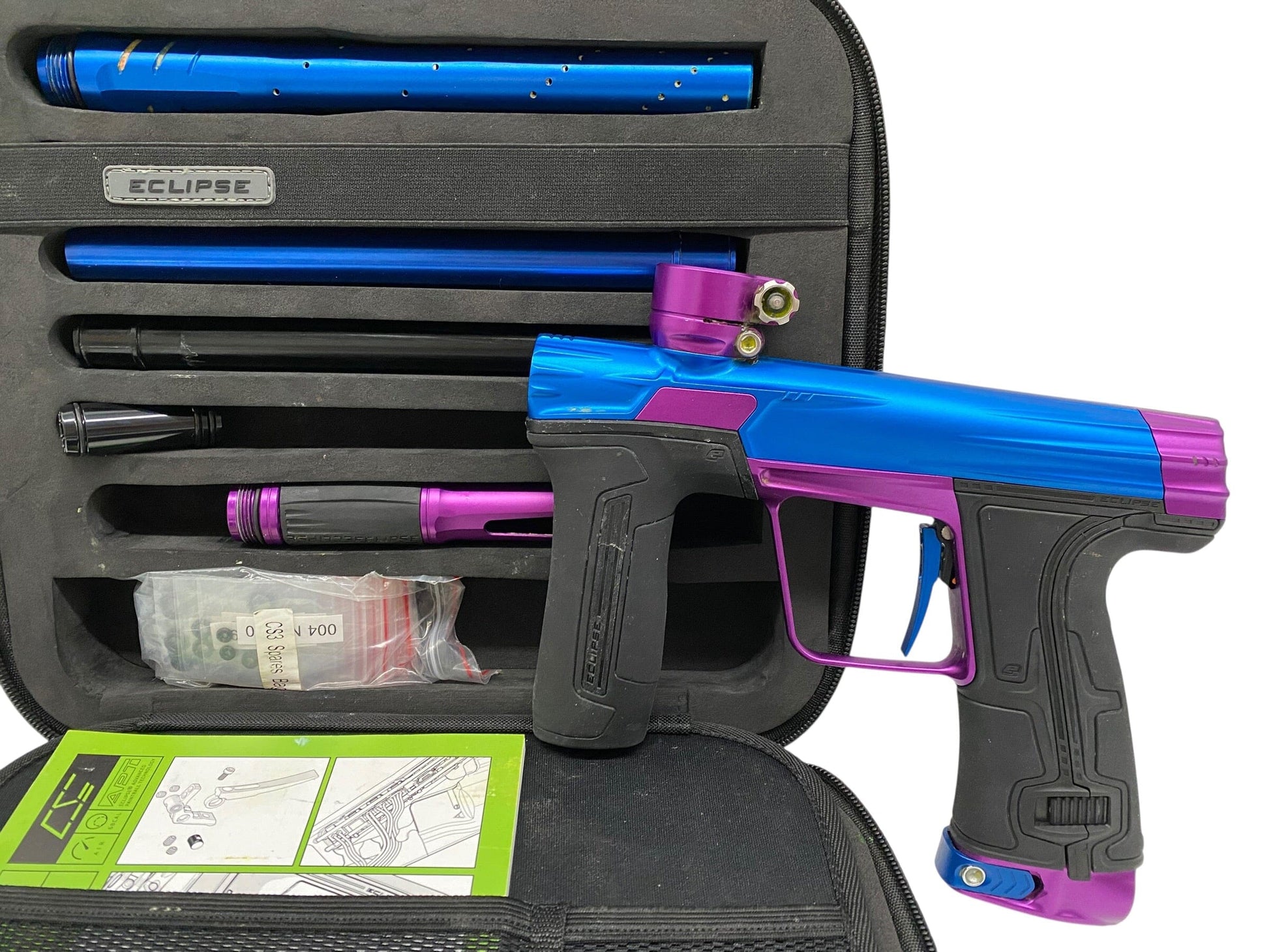 Used Planet Eclipse CS3 Blue/Purple Paintball Gun Paintball Gun from CPXBrosPaintball Buy/Sell/Trade Paintball Markers, New Paintball Guns, Paintball Hoppers, Paintball Masks, and Hormesis Headbands