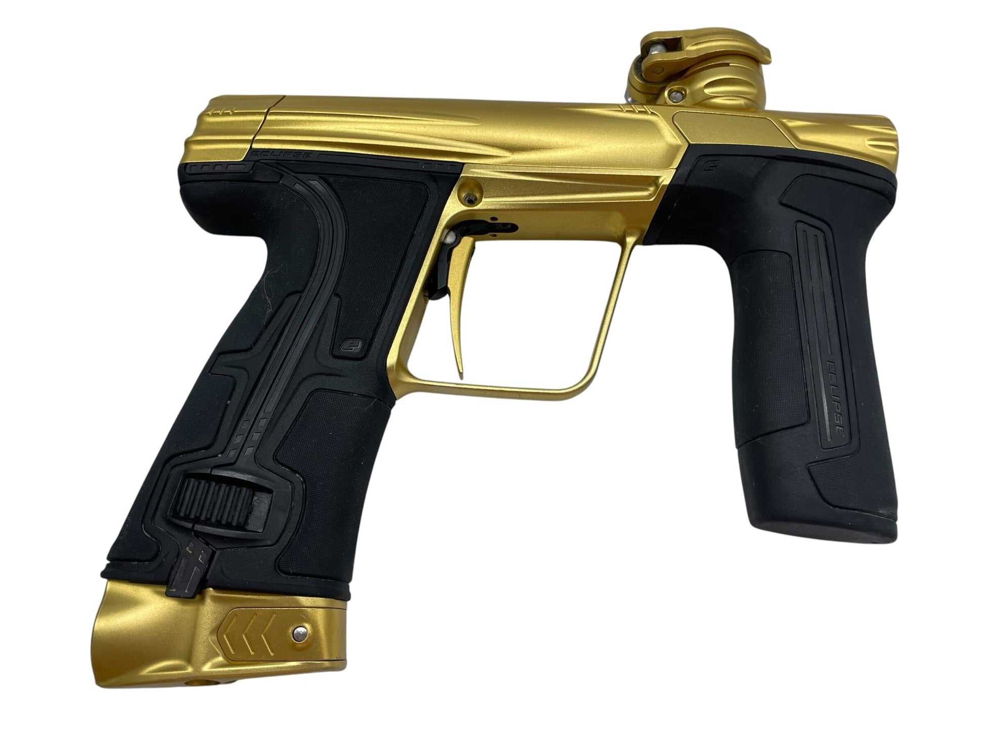 Used Planet Eclipse CS3 Gold/Gold Paintball Gun Paintball Gun from CPXBrosPaintball Buy/Sell/Trade Paintball Markers, New Paintball Guns, Paintball Hoppers, Paintball Masks, and Hormesis Headbands