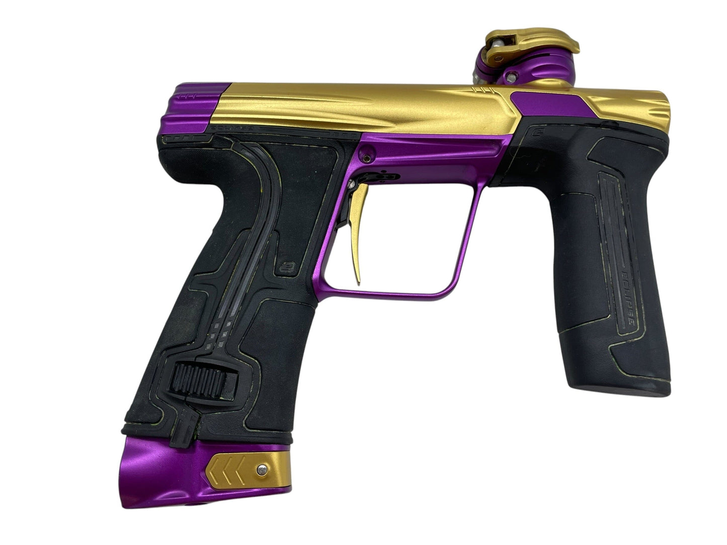 Used Planet Eclipse CS3 Gold/Purple Paintball Gun Paintball Gun from CPXBrosPaintball Buy/Sell/Trade Paintball Markers, New Paintball Guns, Paintball Hoppers, Paintball Masks, and Hormesis Headbands