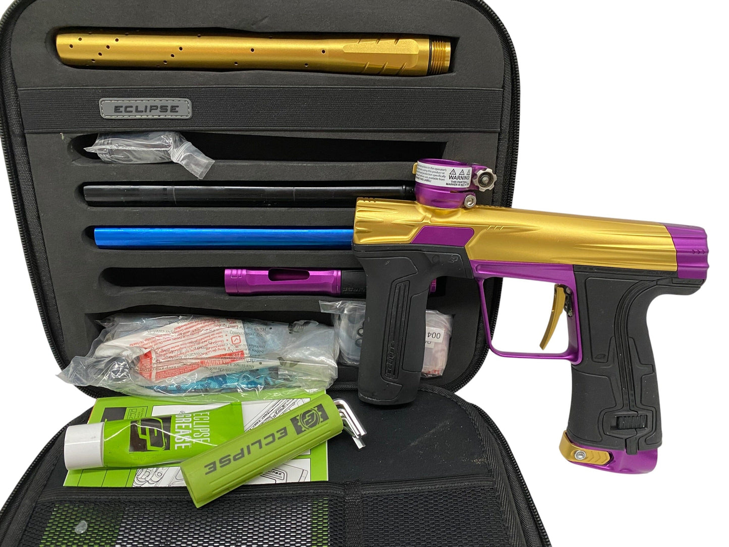 Used Planet Eclipse CS3 Gold/Purple Paintball Gun Paintball Gun from CPXBrosPaintball Buy/Sell/Trade Paintball Markers, New Paintball Guns, Paintball Hoppers, Paintball Masks, and Hormesis Headbands