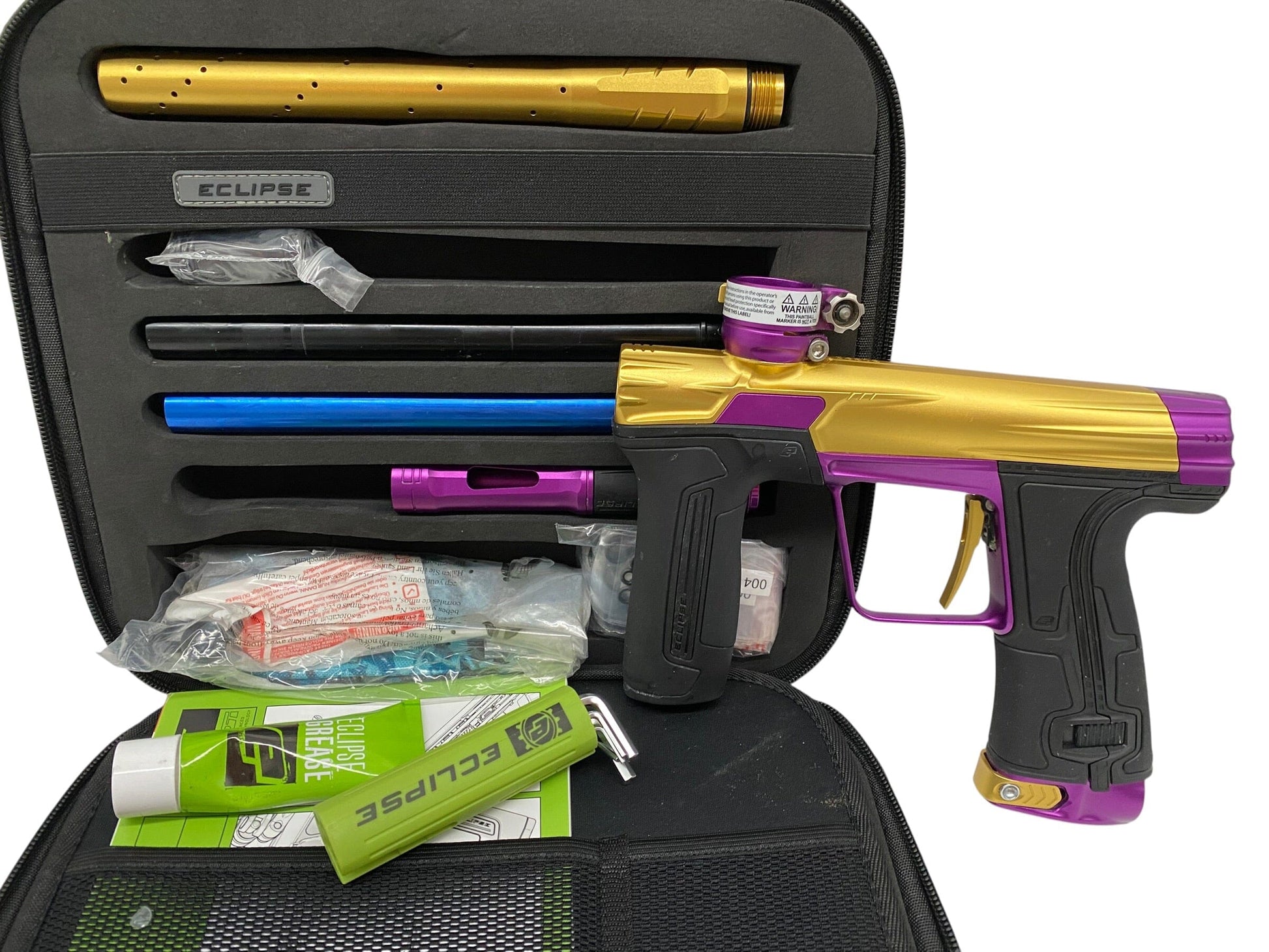 Used Planet Eclipse CS3 Gold/Purple Paintball Gun Paintball Gun from CPXBrosPaintball Buy/Sell/Trade Paintball Markers, New Paintball Guns, Paintball Hoppers, Paintball Masks, and Hormesis Headbands