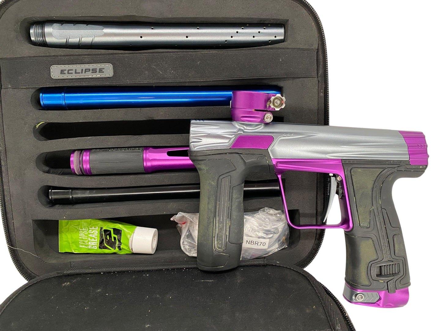 Used Planet Eclipse CS3 Grey/Purple Paintball Gun Paintball Gun from CPXBrosPaintball Buy/Sell/Trade Paintball Markers, New Paintball Guns, Paintball Hoppers, Paintball Masks, and Hormesis Headbands