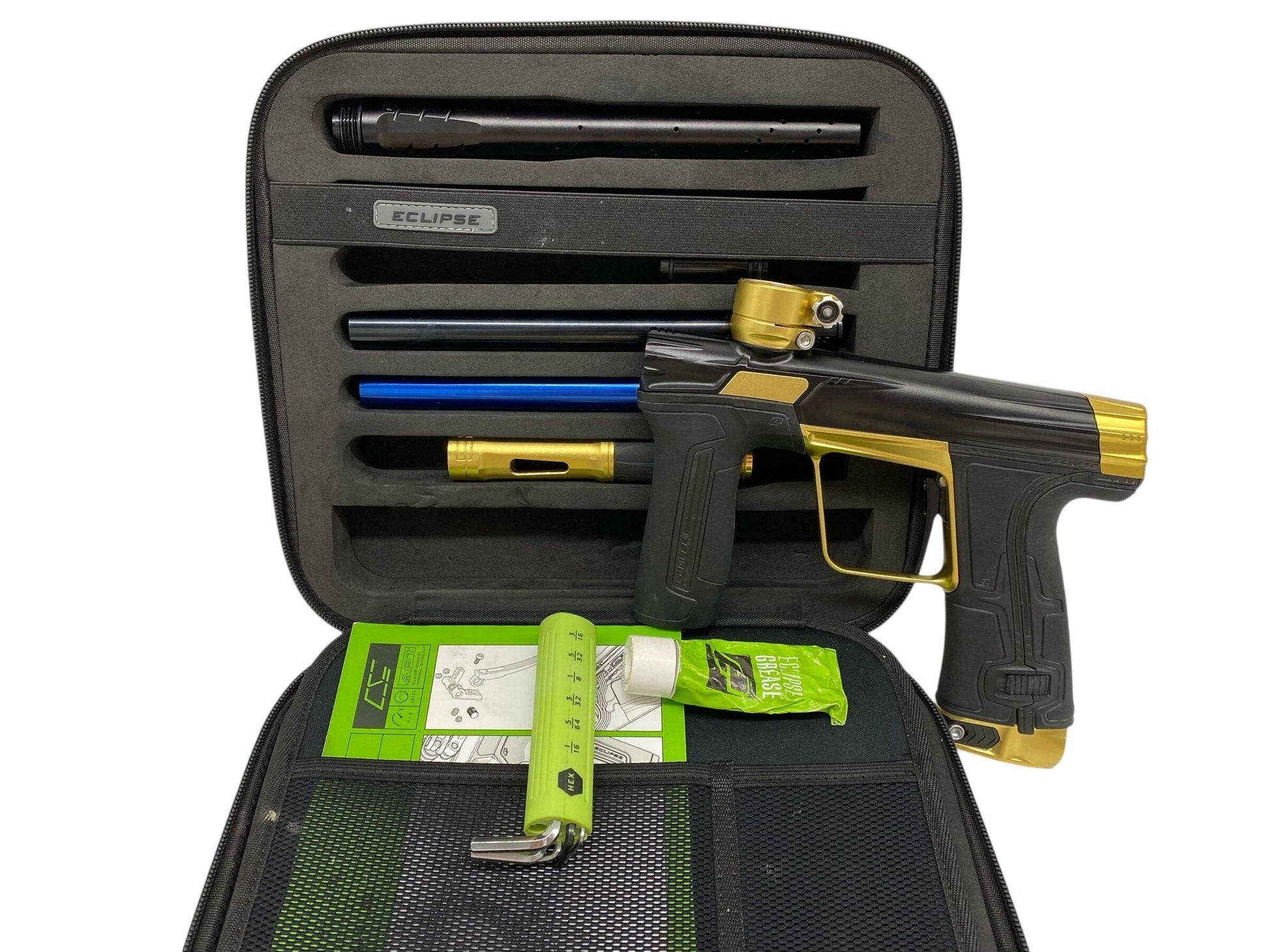 Used Planet Eclipse Cs3 Paintball Gun Black/Gold Paintball Gun from CPXBrosPaintball Buy/Sell/Trade Paintball Markers, New Paintball Guns, Paintball Hoppers, Paintball Masks, and Hormesis Headbands