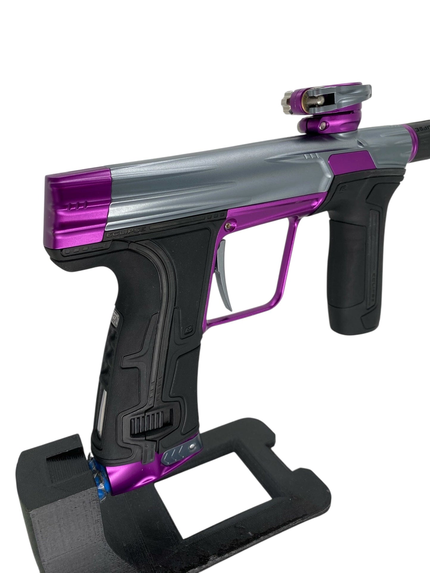 Used Planet Eclipse Cs3 Paintball Gun Grey/Purple Paintball Gun from CPXBrosPaintball Buy/Sell/Trade Paintball Markers, New Paintball Guns, Paintball Hoppers, Paintball Masks, and Hormesis Headbands
