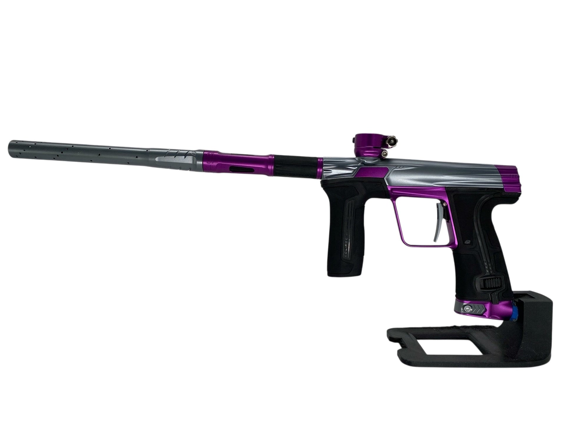 Used Planet Eclipse Cs3 Paintball Gun Grey/Purple Paintball Gun from CPXBrosPaintball Buy/Sell/Trade Paintball Markers, New Paintball Guns, Paintball Hoppers, Paintball Masks, and Hormesis Headbands