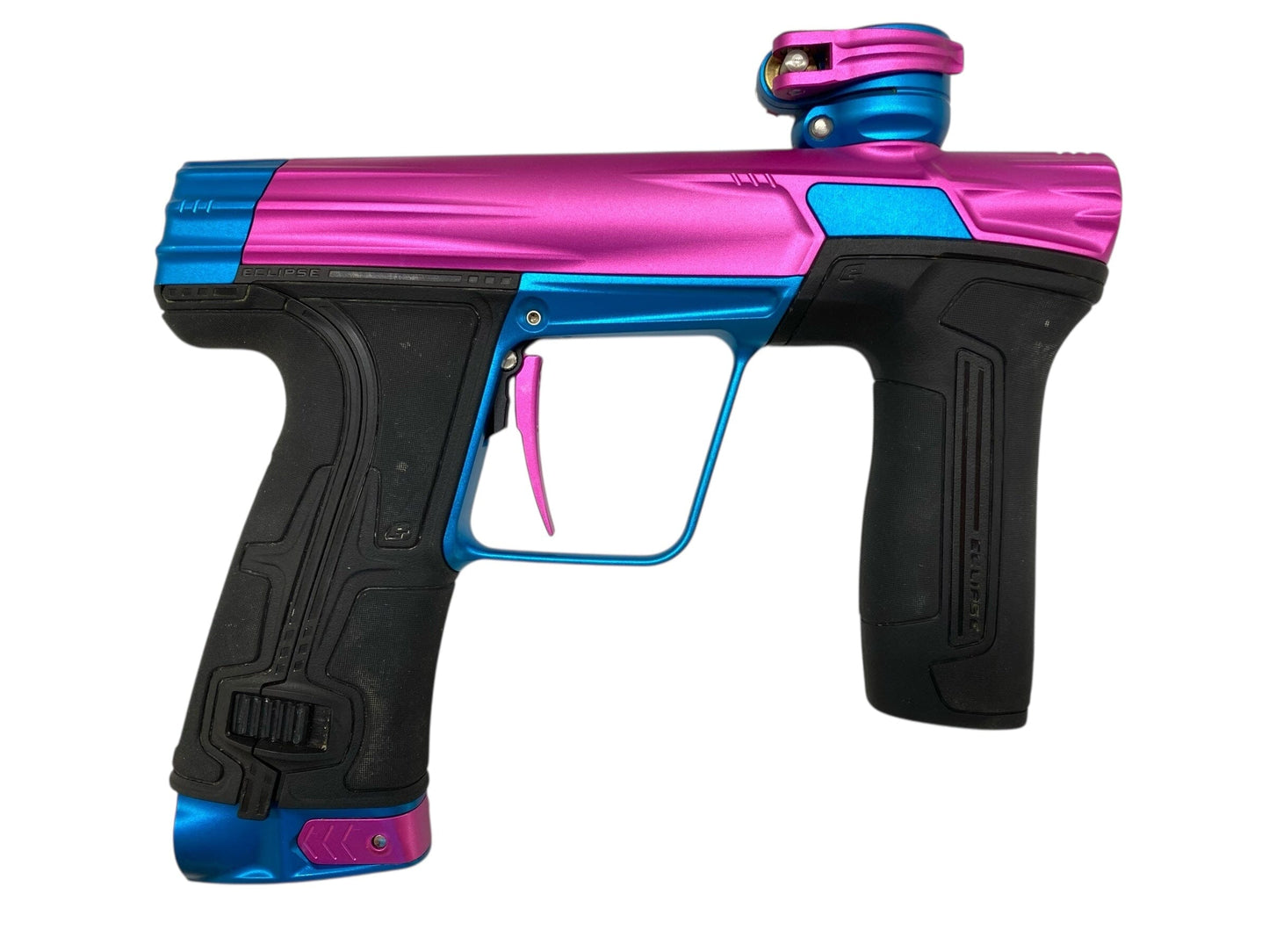 Used Planet Eclipse Cs3 Paintball Gun Pink/Blue Paintball Gun from CPXBrosPaintball Buy/Sell/Trade Paintball Markers, New Paintball Guns, Paintball Hoppers, Paintball Masks, and Hormesis Headbands