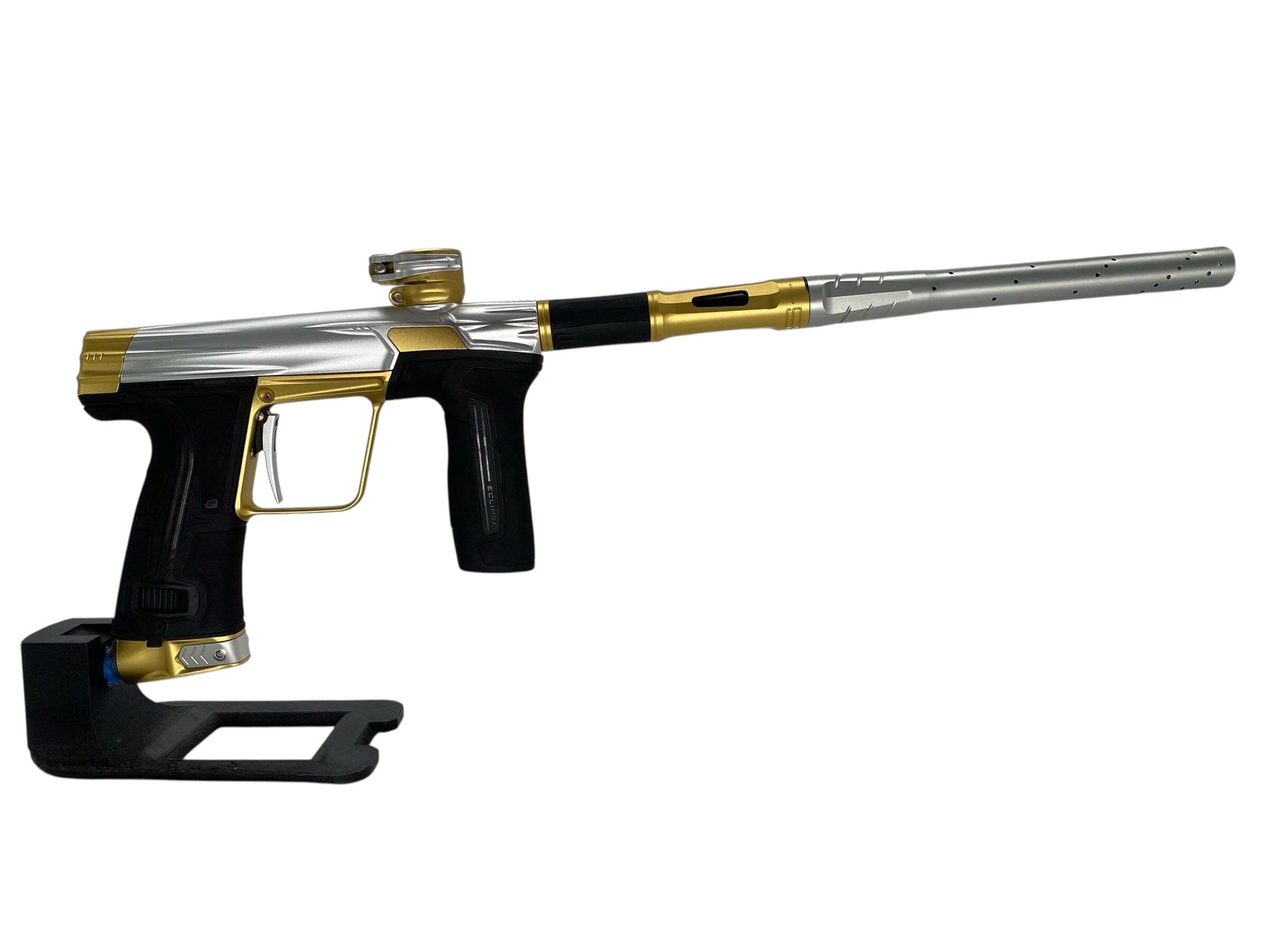 Used Planet Eclipse Cs3 Paintball Gun Silver/Gold Paintball Gun from CPXBrosPaintball Buy/Sell/Trade Paintball Markers, New Paintball Guns, Paintball Hoppers, Paintball Masks, and Hormesis Headbands