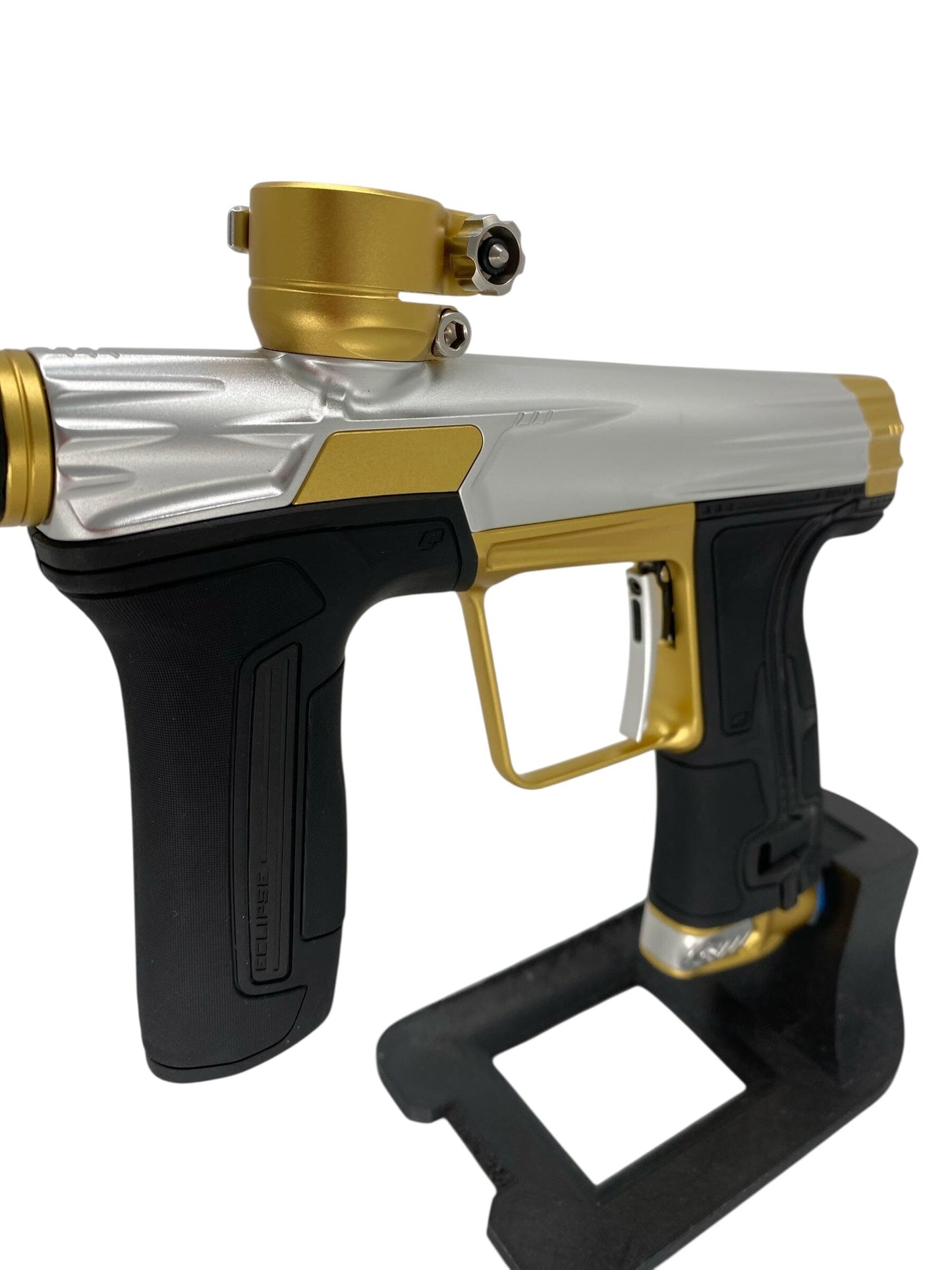 Used Planet Eclipse Cs3 Paintball Gun Silver/Gold Paintball Gun from CPXBrosPaintball Buy/Sell/Trade Paintball Markers, New Paintball Guns, Paintball Hoppers, Paintball Masks, and Hormesis Headbands