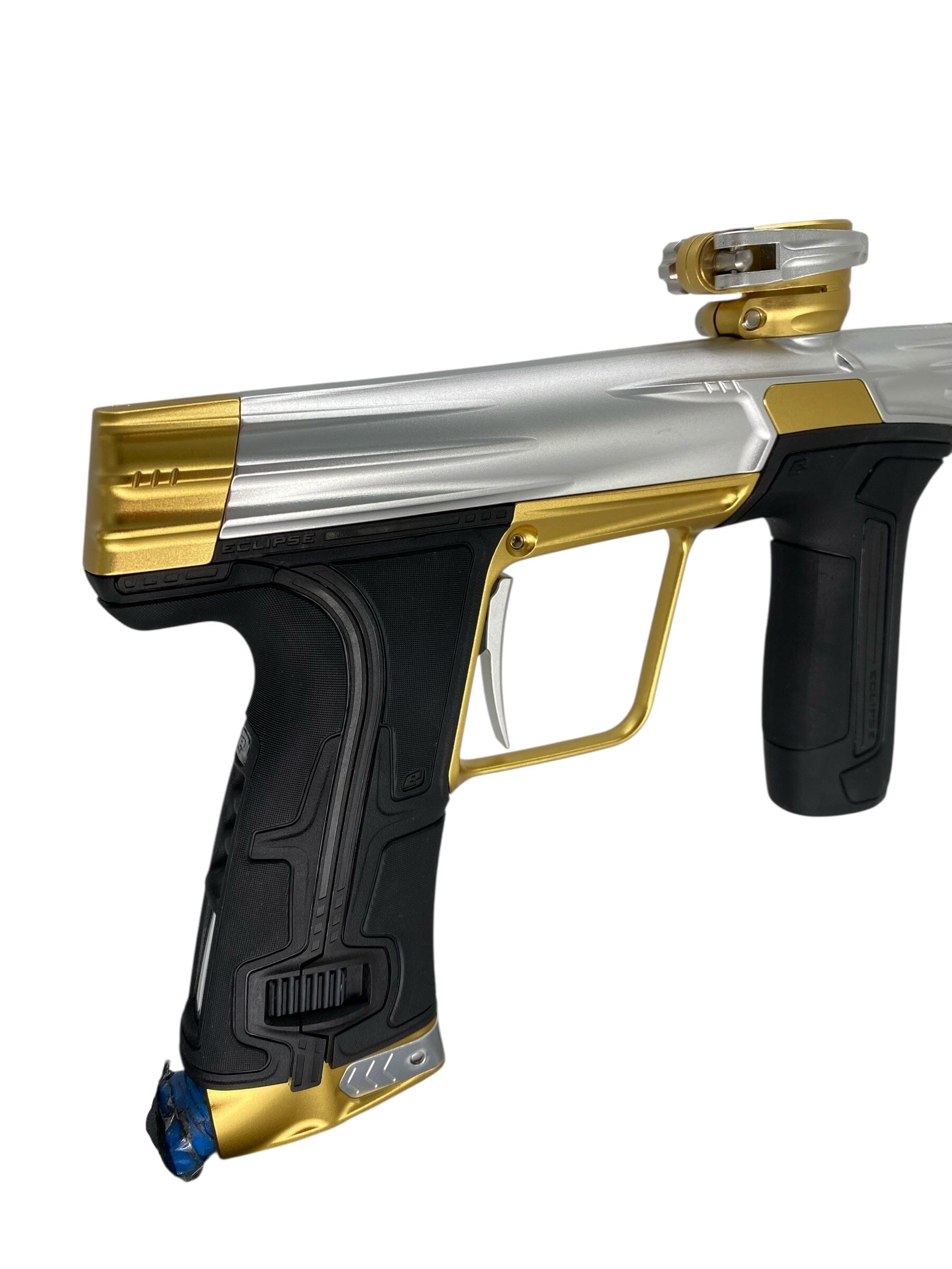 Used Planet Eclipse Cs3 Paintball Gun Silver/Gold Paintball Gun from CPXBrosPaintball Buy/Sell/Trade Paintball Markers, New Paintball Guns, Paintball Hoppers, Paintball Masks, and Hormesis Headbands