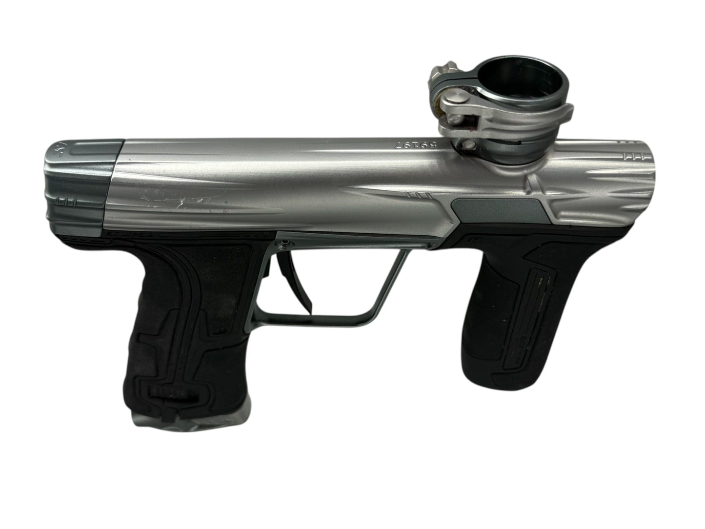 Used Planet Eclipse Cs3 Paintball Gun Silver/Grey Paintball Gun from CPXBrosPaintball Buy/Sell/Trade Paintball Markers, New Paintball Guns, Paintball Hoppers, Paintball Masks, and Hormesis Headbands