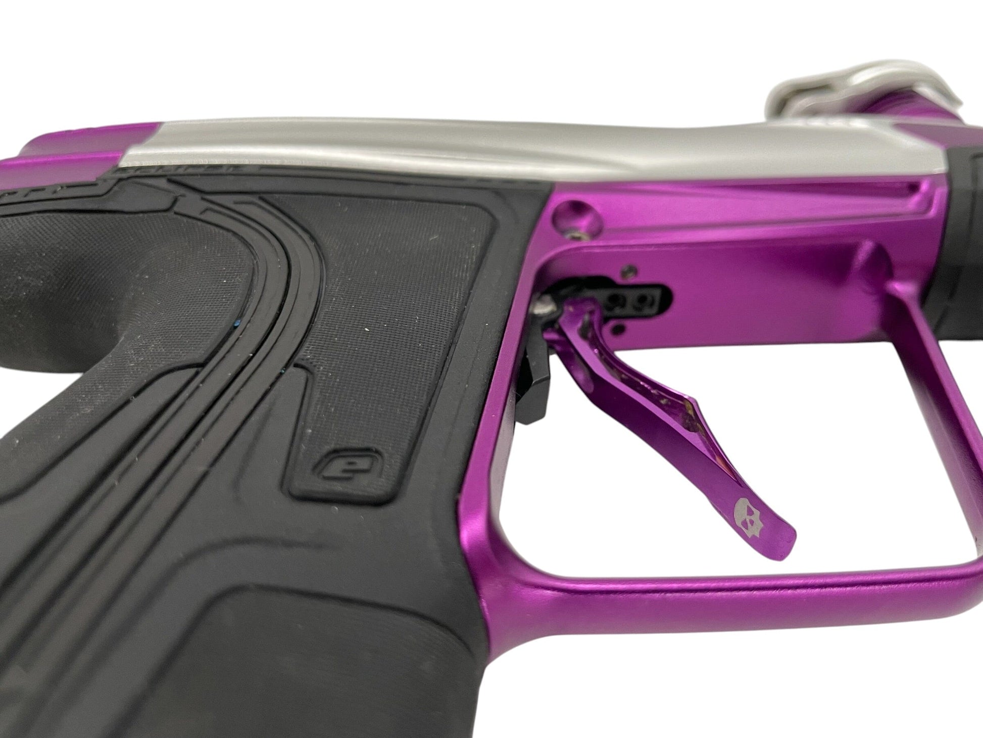 Used Planet Eclipse Cs3 Paintball Gun Silver/Purple Paintball Gun from CPXBrosPaintball Buy/Sell/Trade Paintball Markers, New Paintball Guns, Paintball Hoppers, Paintball Masks, and Hormesis Headbands
