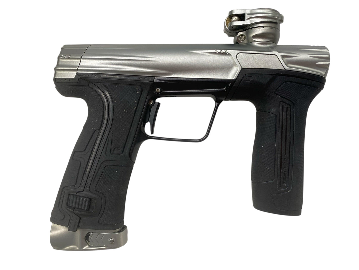 Used Planet Eclipse Cs3 Paintball Gun with Single Finger Electronic Frame and Double Paintball Gun from CPXBrosPaintball Buy/Sell/Trade Paintball Markers, New Paintball Guns, Paintball Hoppers, Paintball Masks, and Hormesis Headbands