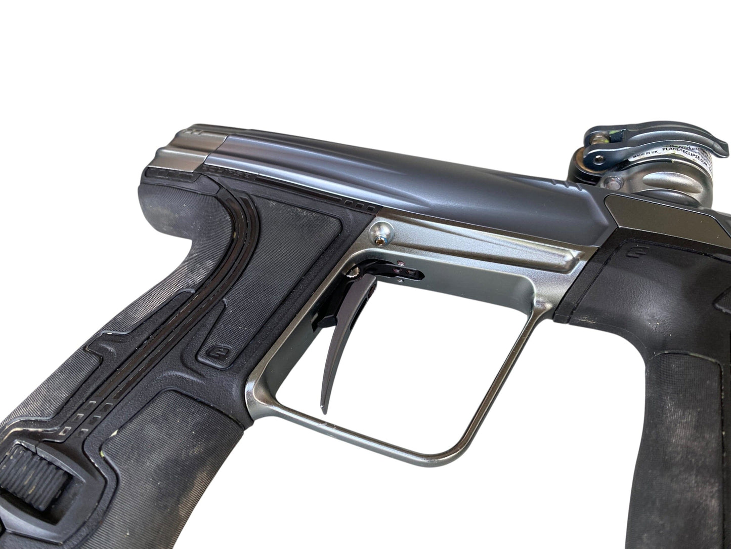 Used Planet Eclipse CS3 Pewter/Grey Paintball Gun Paintball Gun from CPXBrosPaintball Buy/Sell/Trade Paintball Markers, New Paintball Guns, Paintball Hoppers, Paintball Masks, and Hormesis Headbands