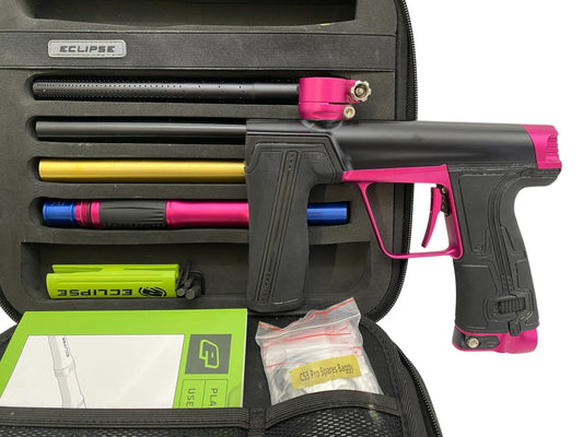 Used Planet Eclipse CS3 Pro Black/Pink Paintball Gun Paintball Gun from CPXBrosPaintball Buy/Sell/Trade Paintball Markers, New Paintball Guns, Paintball Hoppers, Paintball Masks, and Hormesis Headbands