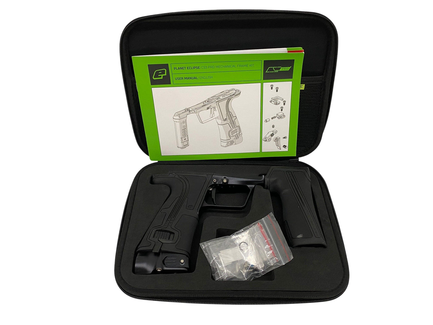 Used Planet Eclipse CS3 Pro Mechanical Frame Kit - Black Paintball Gun from CPXBrosPaintball Buy/Sell/Trade Paintball Markers, New Paintball Guns, Paintball Hoppers, Paintball Masks, and Hormesis Headbands