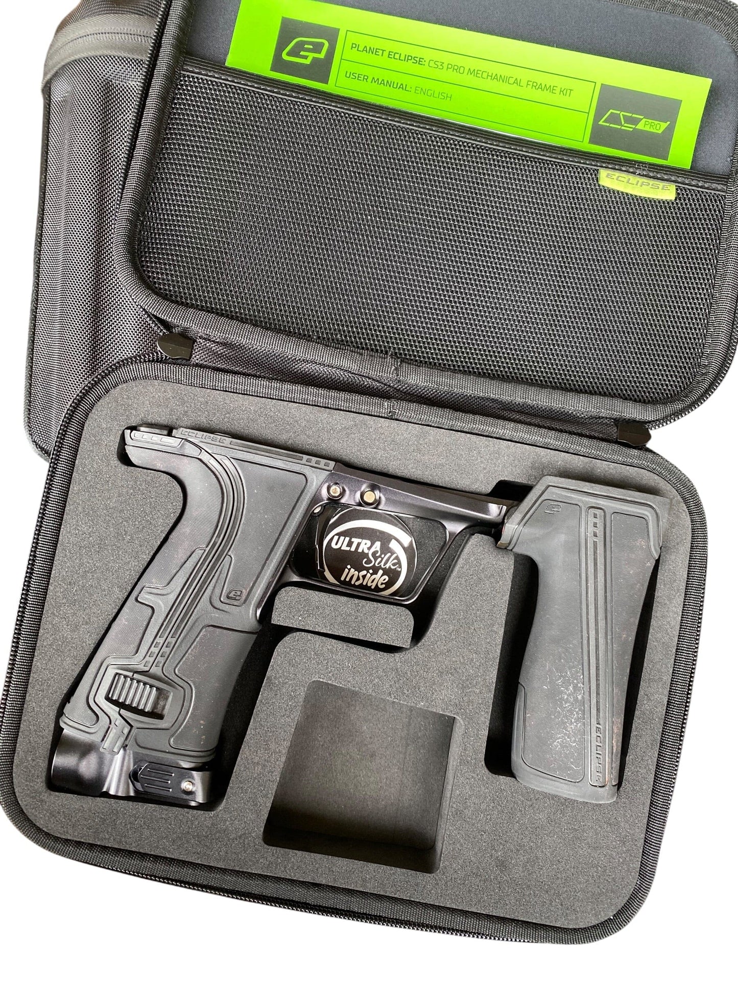Used Planet Eclipse CS3 Pro Mechanical Frame w/ Level 7 Trigger Mod Paintball Gun from CPXBrosPaintball Buy/Sell/Trade Paintball Markers, New Paintball Guns, Paintball Hoppers, Paintball Masks, and Hormesis Headbands