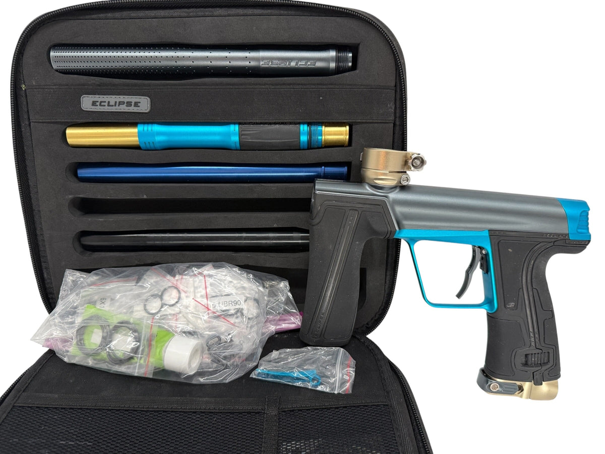 Used Planet Eclipse Cs3 pro Paintball Gun Grey/Blue/Sandstone Paintball Gun from CPXBrosPaintball Buy/Sell/Trade Paintball Markers, New Paintball Guns, Paintball Hoppers, Paintball Masks, and Hormesis Headbands