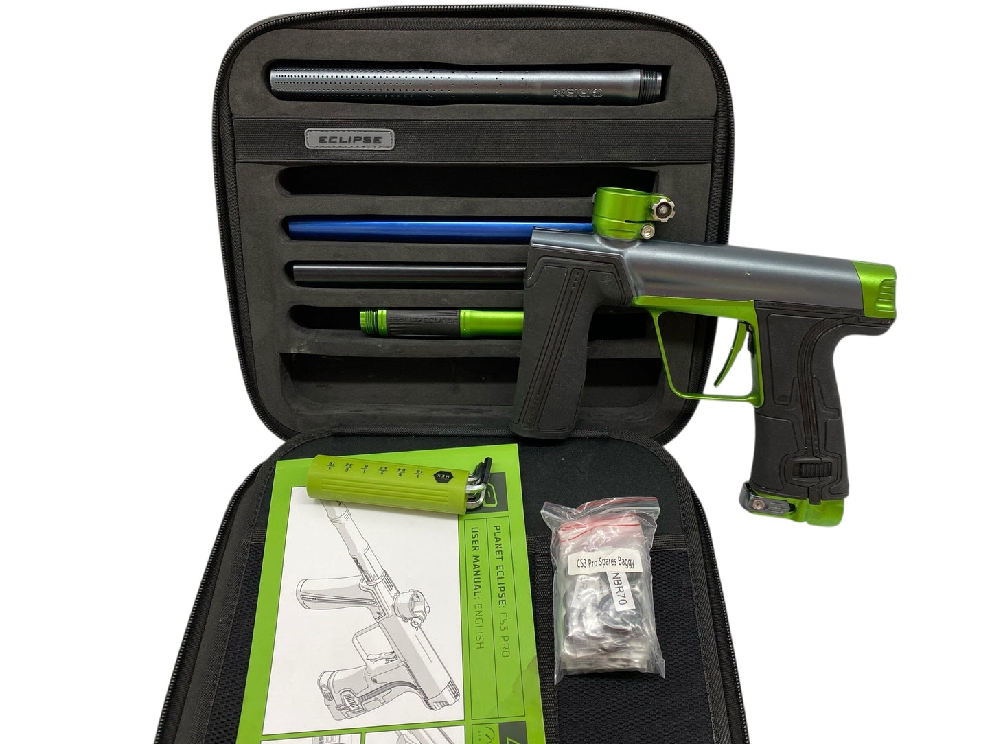 Used PLANET ECLIPSE CS3 PRO - PROFOUND-GRAPHITE APPLE GREEN Paintball Gun from CPXBrosPaintball Buy/Sell/Trade Paintball Markers, New Paintball Guns, Paintball Hoppers, Paintball Masks, and Hormesis Headbands