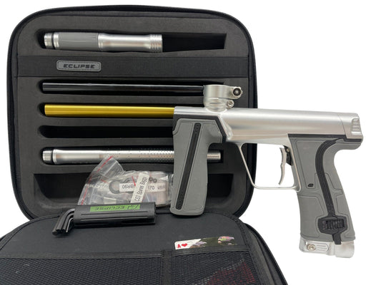 Used Planet Eclipse CS3 Pro Pure W/ Twister Cool Grey Grips Paintball Gun Paintball Gun from CPXBrosPaintball Buy/Sell/Trade Paintball Markers, New Paintball Guns, Paintball Hoppers, Paintball Masks, and Hormesis Headbands