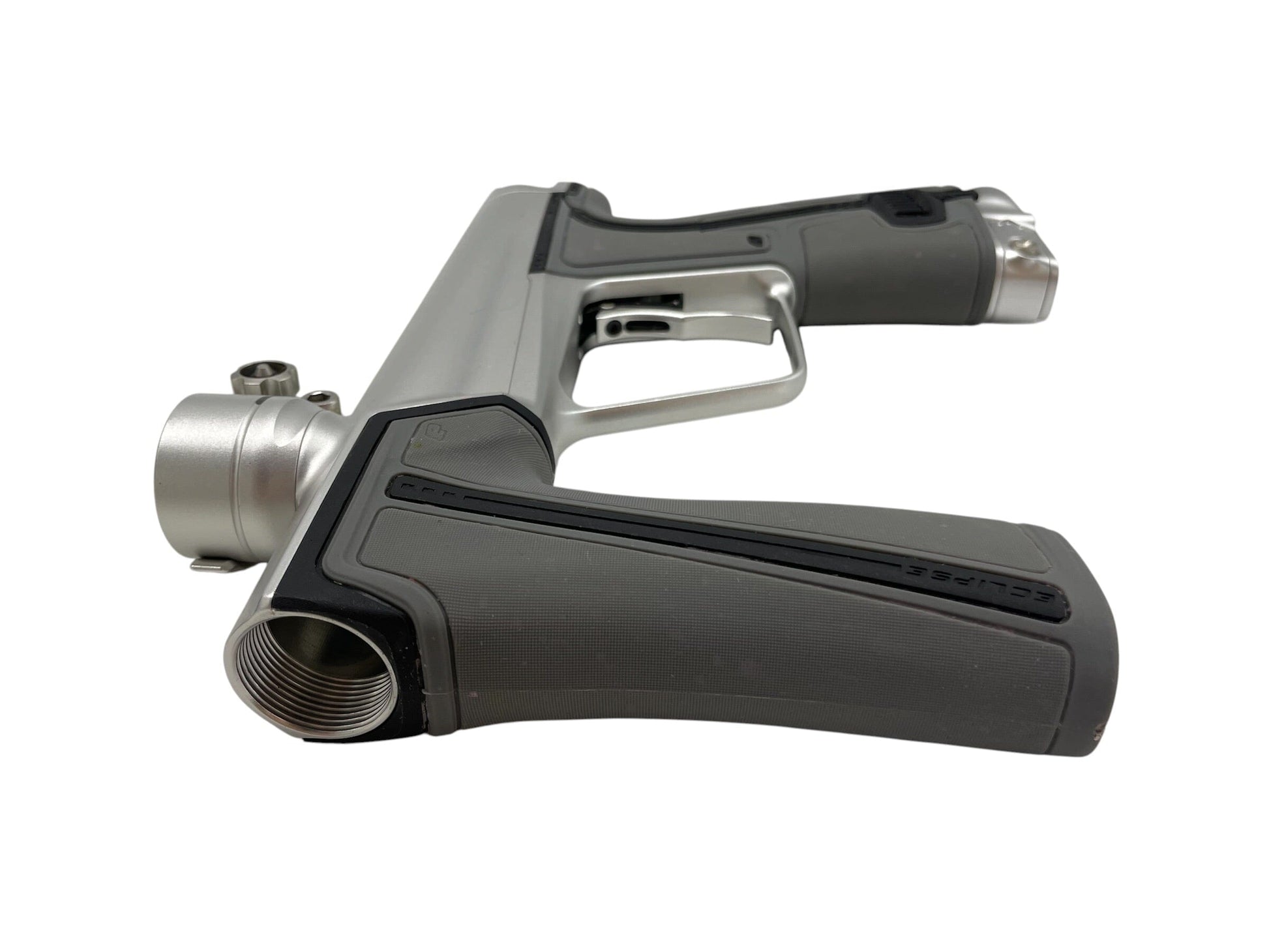 Used Planet Eclipse CS3 Pro Pure W/ Twister Cool Grey Grips Paintball Gun Paintball Gun from CPXBrosPaintball Buy/Sell/Trade Paintball Markers, New Paintball Guns, Paintball Hoppers, Paintball Masks, and Hormesis Headbands