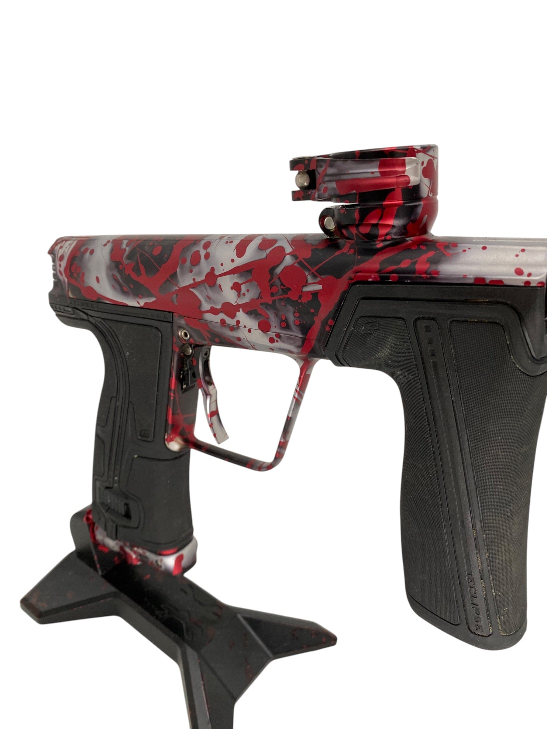 Used Planet Eclipse CS3 Pro Red Blood Spatter Paintball Gun Paintball Gun from CPXBrosPaintball Buy/Sell/Trade Paintball Markers, New Paintball Guns, Paintball Hoppers, Paintball Masks, and Hormesis Headbands