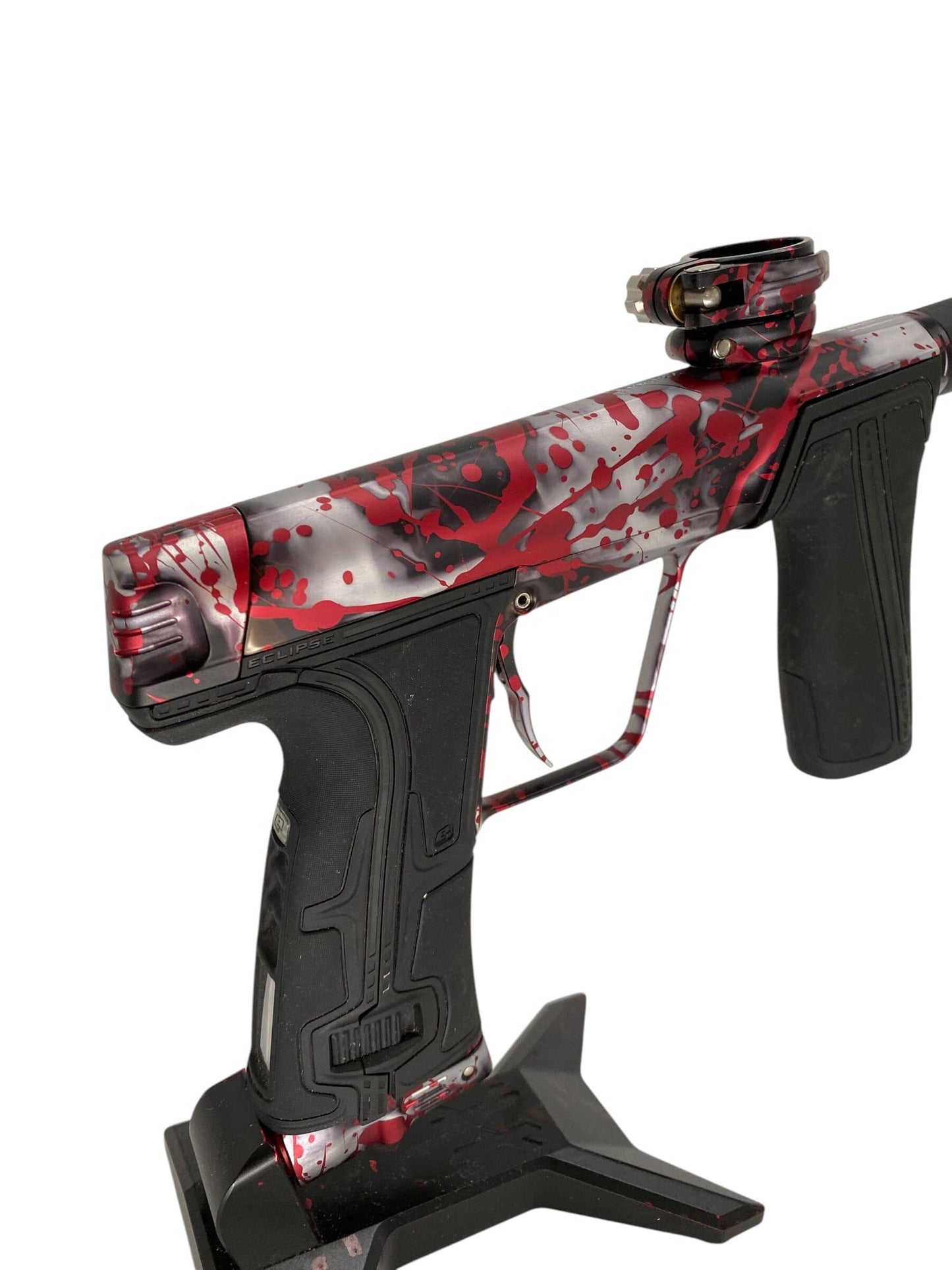 Used Planet Eclipse CS3 Pro Red Blood Spatter Paintball Gun Paintball Gun from CPXBrosPaintball Buy/Sell/Trade Paintball Markers, New Paintball Guns, Paintball Hoppers, Paintball Masks, and Hormesis Headbands