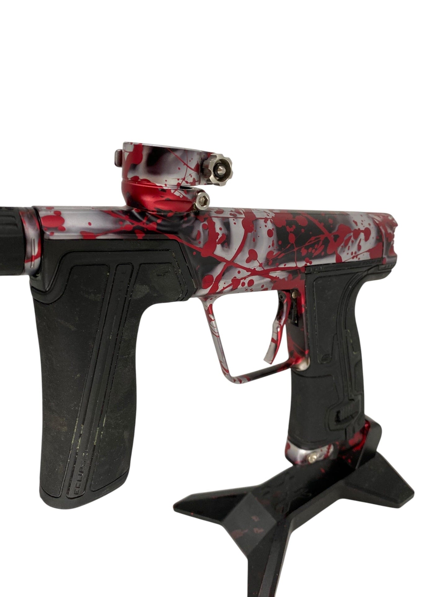 Used Planet Eclipse CS3 Pro Red Blood Spatter Paintball Gun Paintball Gun from CPXBrosPaintball Buy/Sell/Trade Paintball Markers, New Paintball Guns, Paintball Hoppers, Paintball Masks, and Hormesis Headbands