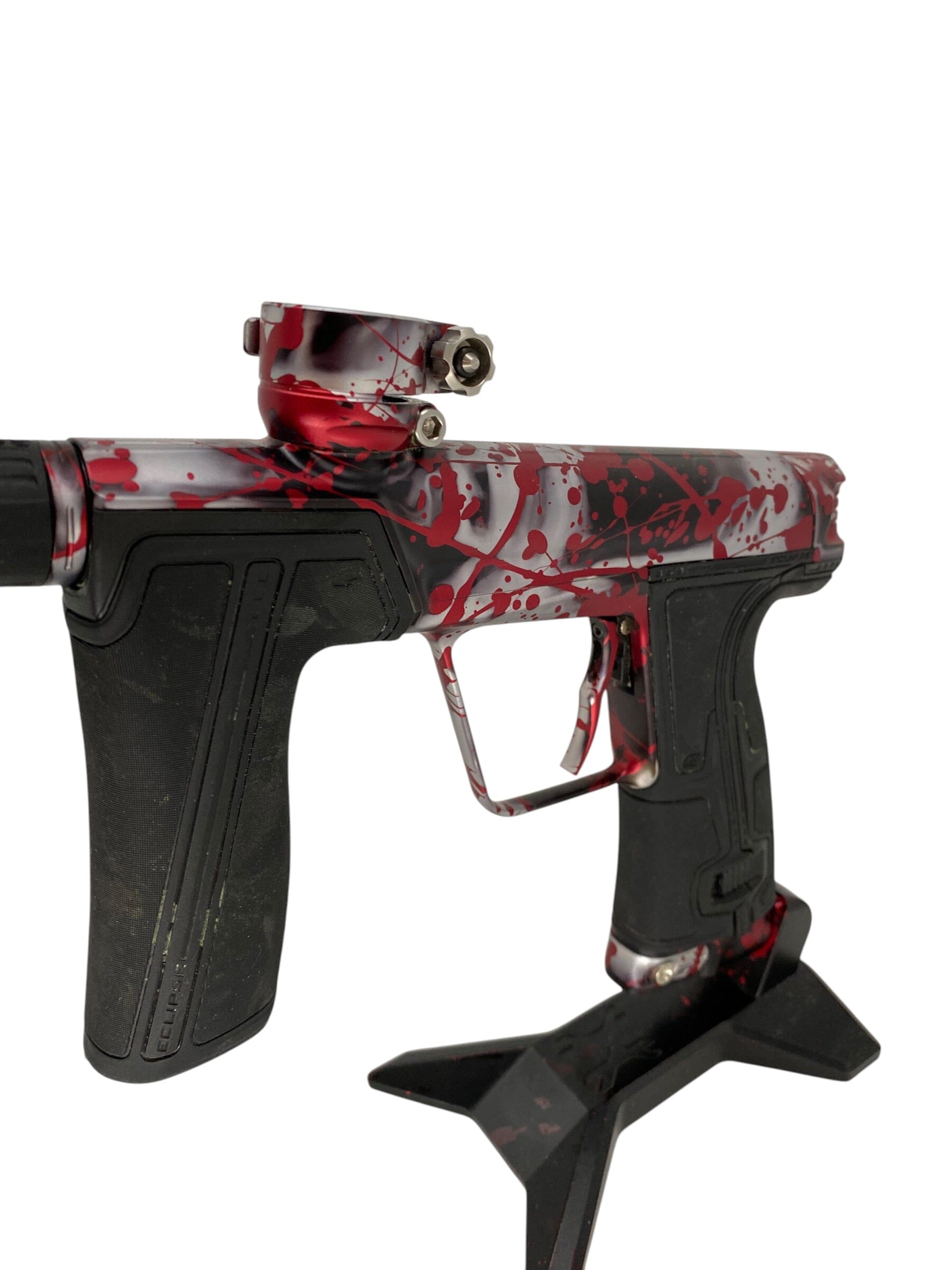 Used Planet Eclipse CS3 Pro Red Blood Spatter Paintball Gun Paintball Gun from CPXBrosPaintball Buy/Sell/Trade Paintball Markers, New Paintball Guns, Paintball Hoppers, Paintball Masks, and Hormesis Headbands