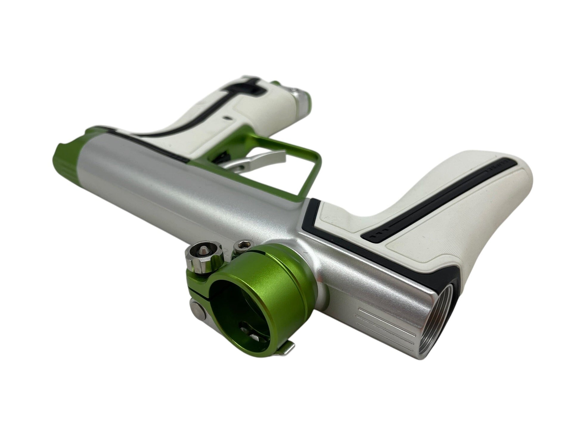 Used Planet Eclipse CS3 Pro Silver/Green Paintball Gun Paintball Gun from CPXBrosPaintball Buy/Sell/Trade Paintball Markers, New Paintball Guns, Paintball Hoppers, Paintball Masks, and Hormesis Headbands