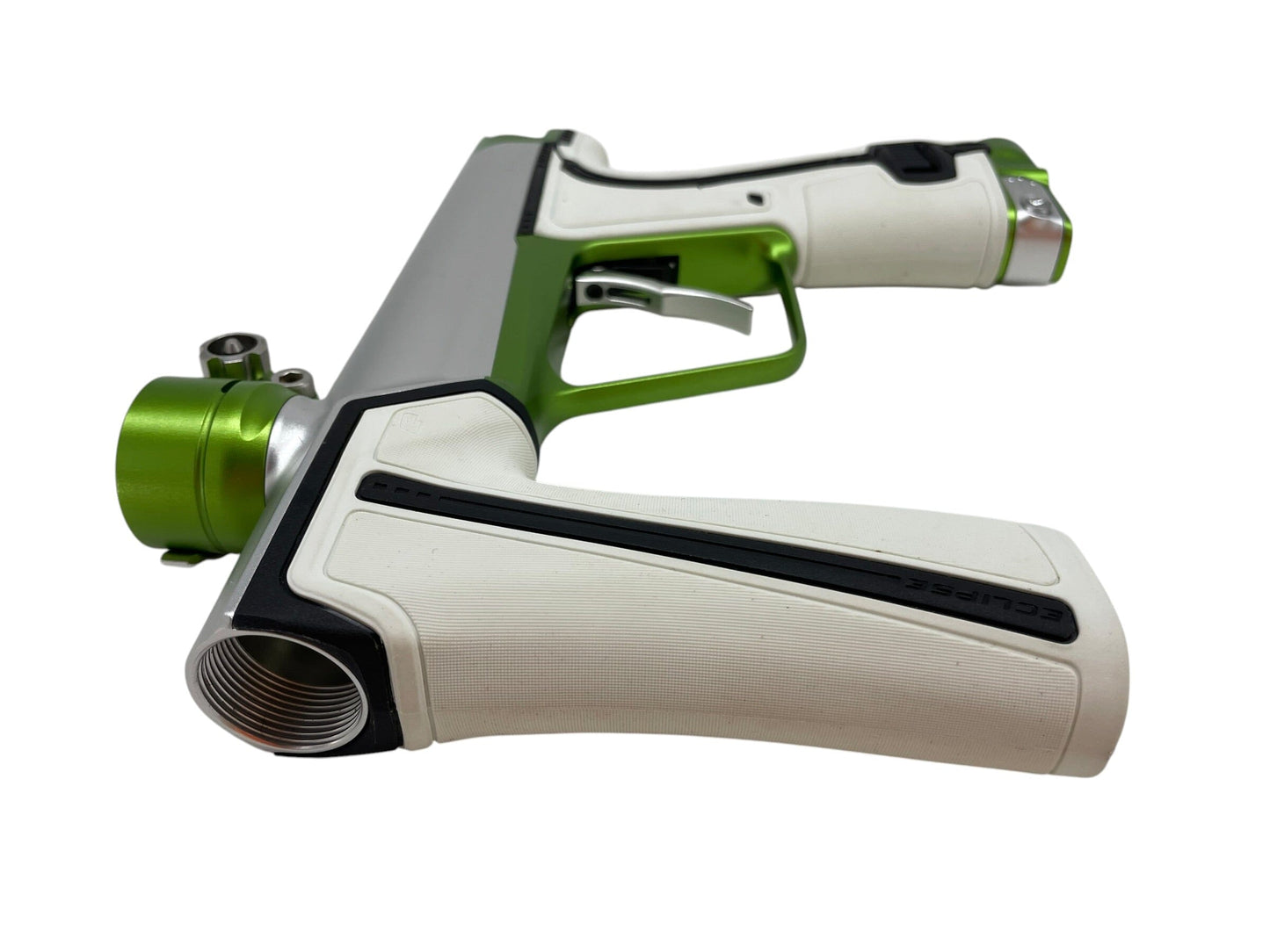 Used Planet Eclipse CS3 Pro Silver/Green Paintball Gun Paintball Gun from CPXBrosPaintball Buy/Sell/Trade Paintball Markers, New Paintball Guns, Paintball Hoppers, Paintball Masks, and Hormesis Headbands