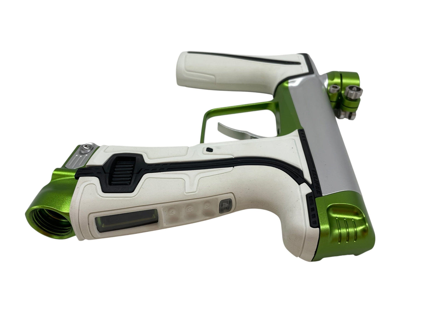 Used Planet Eclipse CS3 Pro Silver/Green Paintball Gun Paintball Gun from CPXBrosPaintball Buy/Sell/Trade Paintball Markers, New Paintball Guns, Paintball Hoppers, Paintball Masks, and Hormesis Headbands