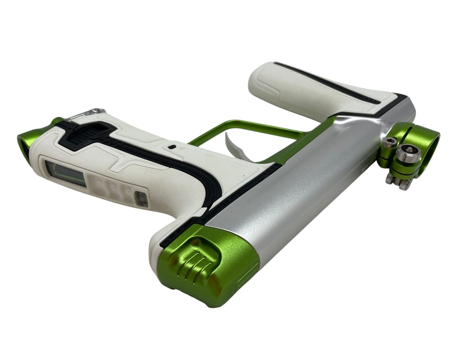 Used Planet Eclipse CS3 Pro Silver/Green Paintball Gun Paintball Gun from CPXBrosPaintball Buy/Sell/Trade Paintball Markers, New Paintball Guns, Paintball Hoppers, Paintball Masks, and Hormesis Headbands