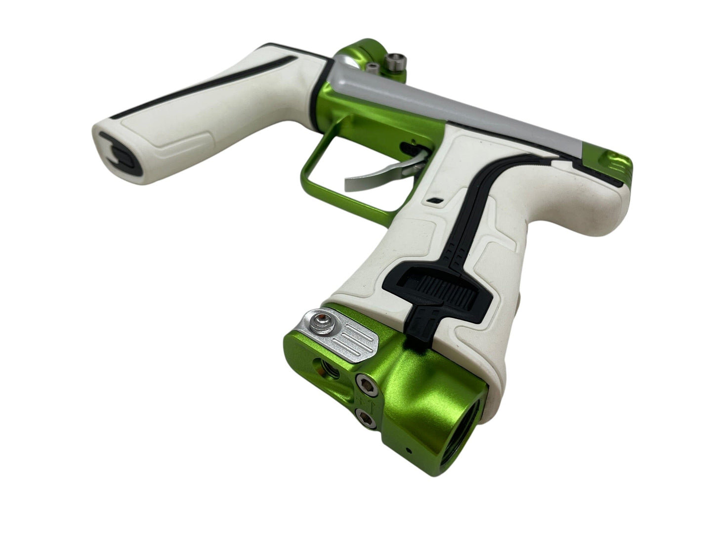 Used Planet Eclipse CS3 Pro Silver/Green Paintball Gun Paintball Gun from CPXBrosPaintball Buy/Sell/Trade Paintball Markers, New Paintball Guns, Paintball Hoppers, Paintball Masks, and Hormesis Headbands