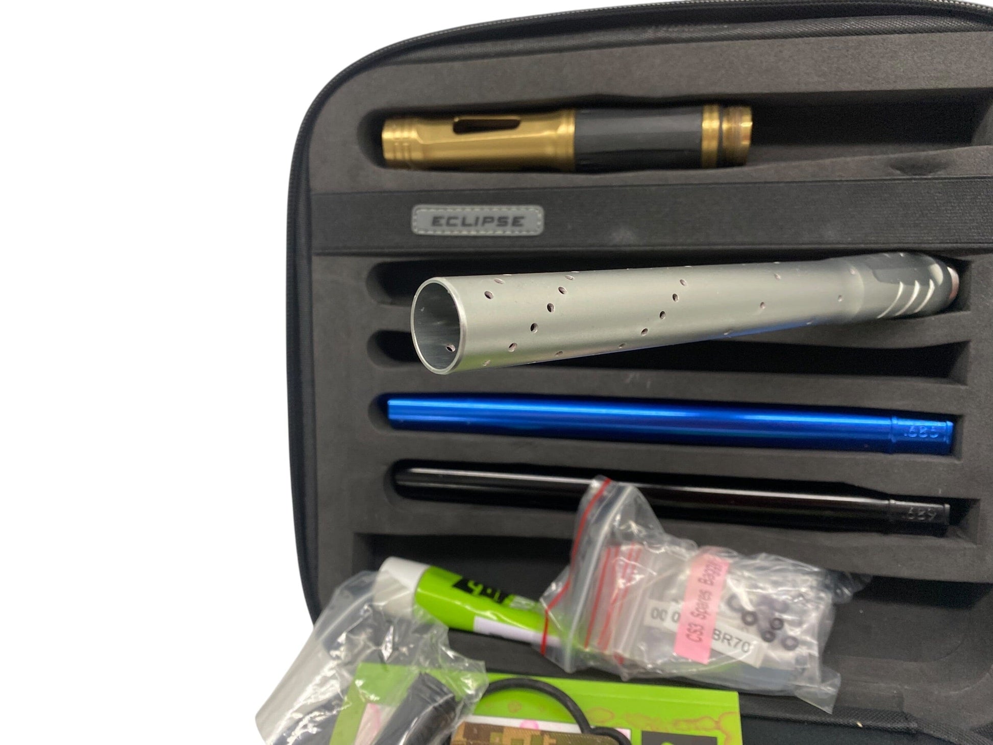 Used Planet Eclipse CS3 Silver/Gold Paintball Gun Paintball Gun from CPXBrosPaintball Buy/Sell/Trade Paintball Markers, New Paintball Guns, Paintball Hoppers, Paintball Masks, and Hormesis Headbands