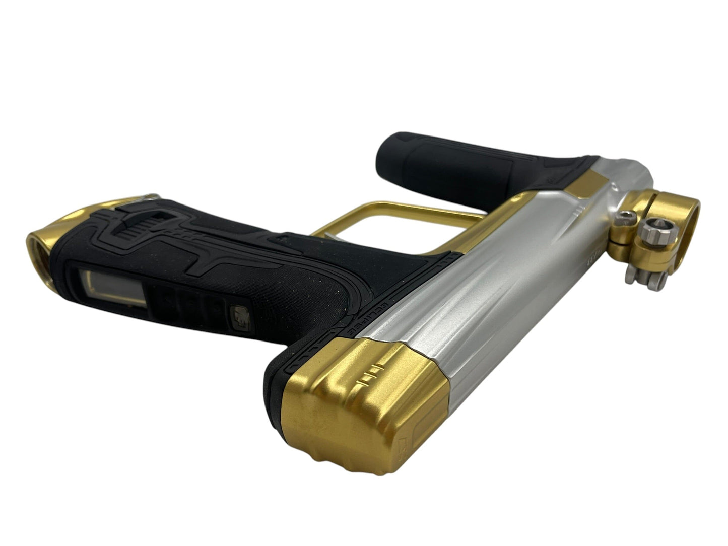 Used Planet Eclipse CS3 Silver/Gold Paintball Gun Paintball Gun from CPXBrosPaintball Buy/Sell/Trade Paintball Markers, New Paintball Guns, Paintball Hoppers, Paintball Masks, and Hormesis Headbands