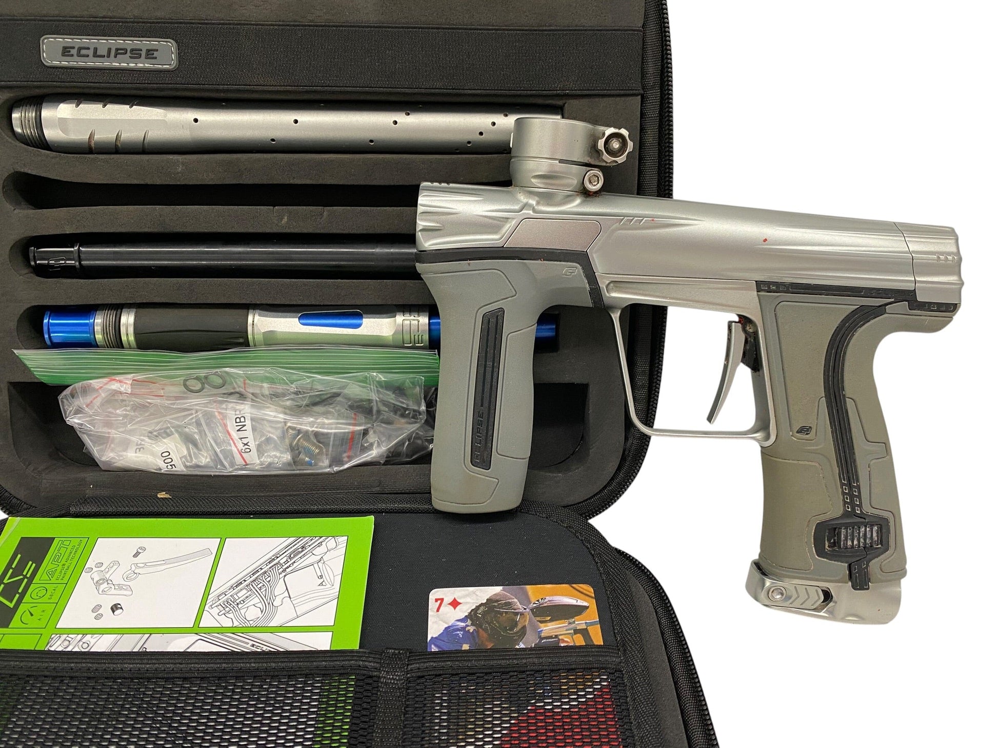Used Planet Eclipse CS3 Silver/Silver Paintball Gun Paintball Gun from CPXBrosPaintball Buy/Sell/Trade Paintball Markers, New Paintball Guns, Paintball Hoppers, Paintball Masks, and Hormesis Headbands
