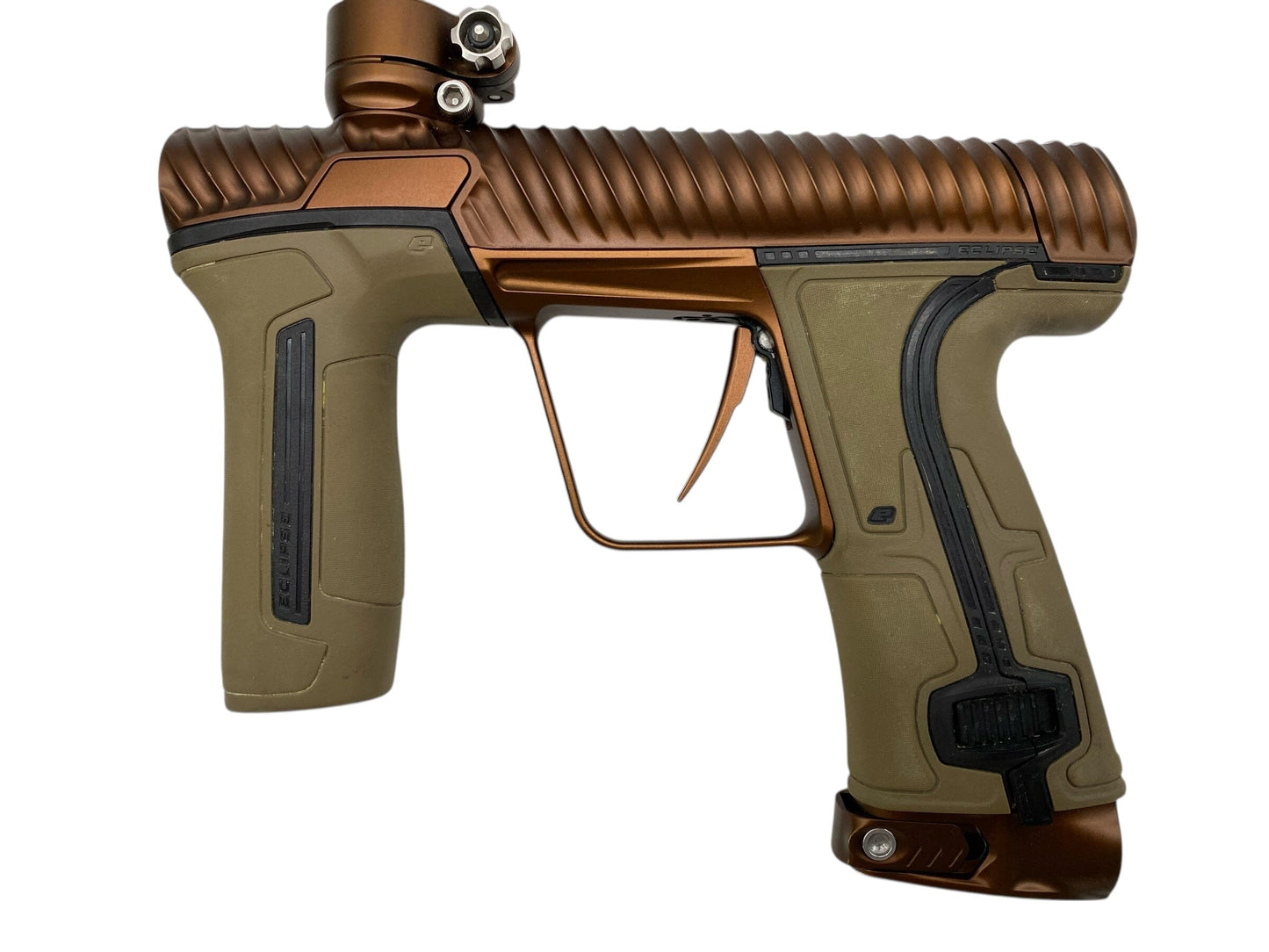 Used Planet Eclipse Cs3 TWISTER Paintball Gun Brown Paintball Gun from CPXBrosPaintball Buy/Sell/Trade Paintball Markers, New Paintball Guns, Paintball Hoppers, Paintball Masks, and Hormesis Headbands