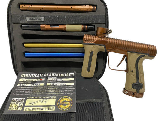 Used Planet Eclipse Cs3 TWISTER Paintball Gun Brown Paintball Gun from CPXBrosPaintball Buy/Sell/Trade Paintball Markers, New Paintball Guns, Paintball Hoppers, Paintball Masks, and Hormesis Headbands