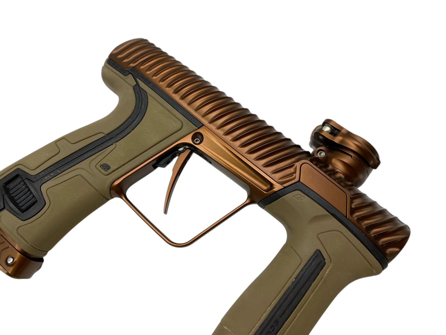 Used Planet Eclipse Cs3 TWISTER Paintball Gun Brown Paintball Gun from CPXBrosPaintball Buy/Sell/Trade Paintball Markers, New Paintball Guns, Paintball Hoppers, Paintball Masks, and Hormesis Headbands