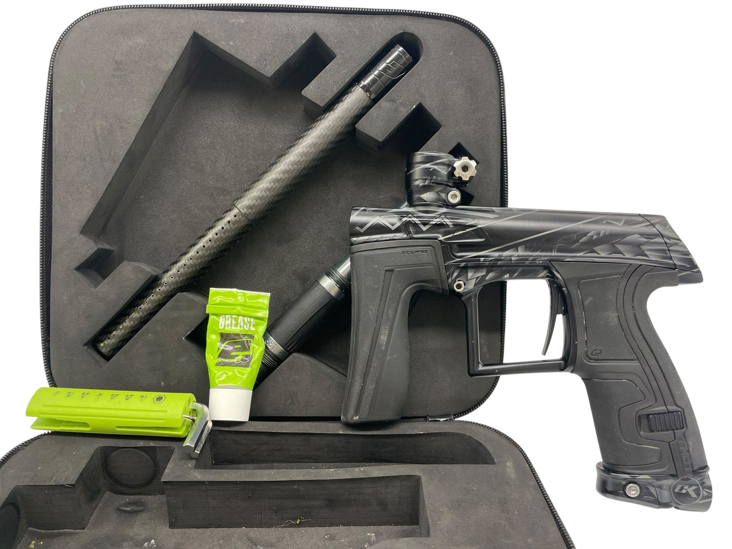 Used Planet Eclipse CSR Midnight W/ CK FIGHT LIFE Lasering Paintball Gun Paintball Gun from CPXBrosPaintball Buy/Sell/Trade Paintball Markers, New Paintball Guns, Paintball Hoppers, Paintball Masks, and Hormesis Headbands