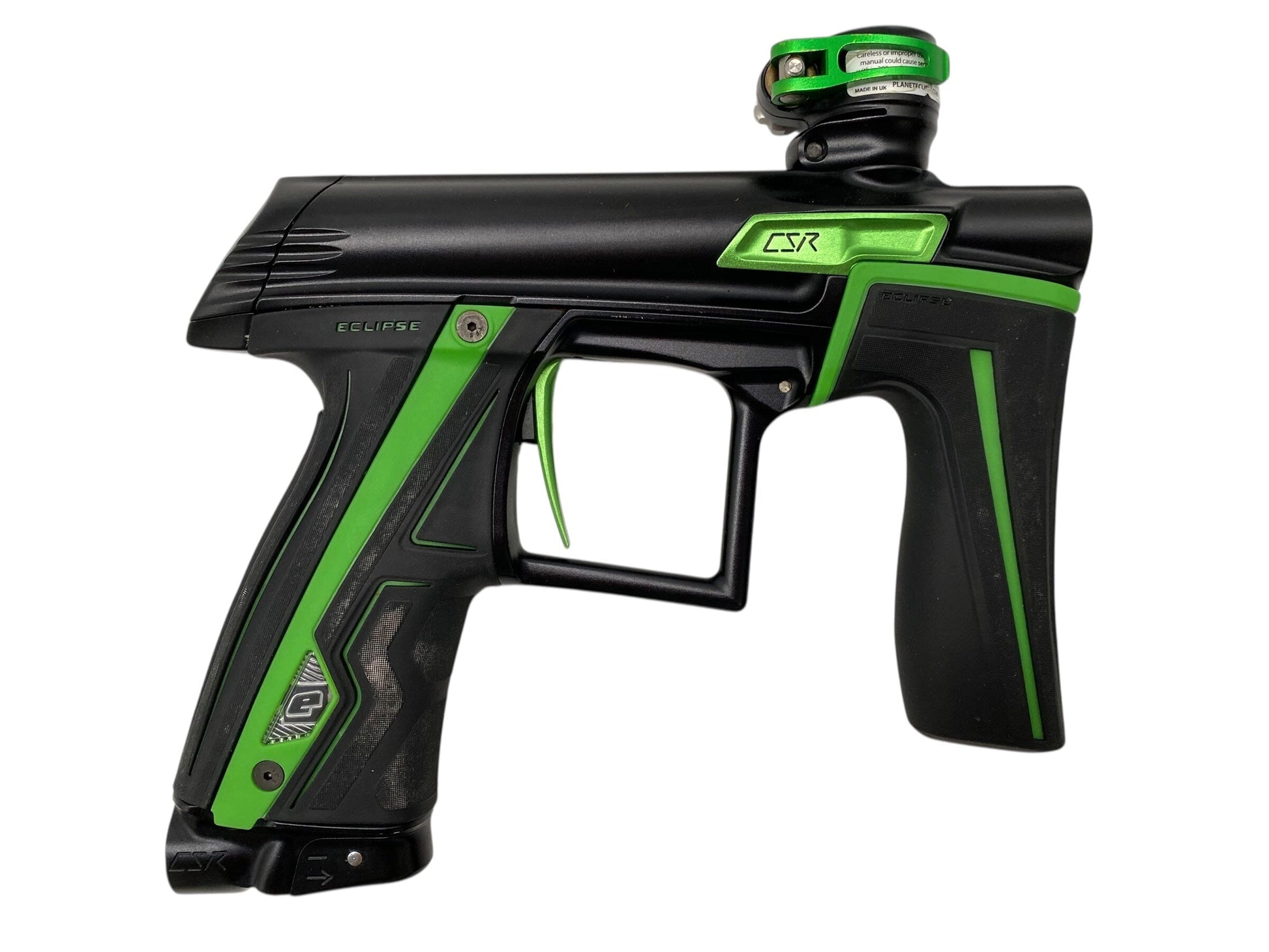 Used Planet Eclipse Csr Paintball Gun Black/Green Paintball Gun from CPXBrosPaintball Buy/Sell/Trade Paintball Markers, New Paintball Guns, Paintball Hoppers, Paintball Masks, and Hormesis Headbands