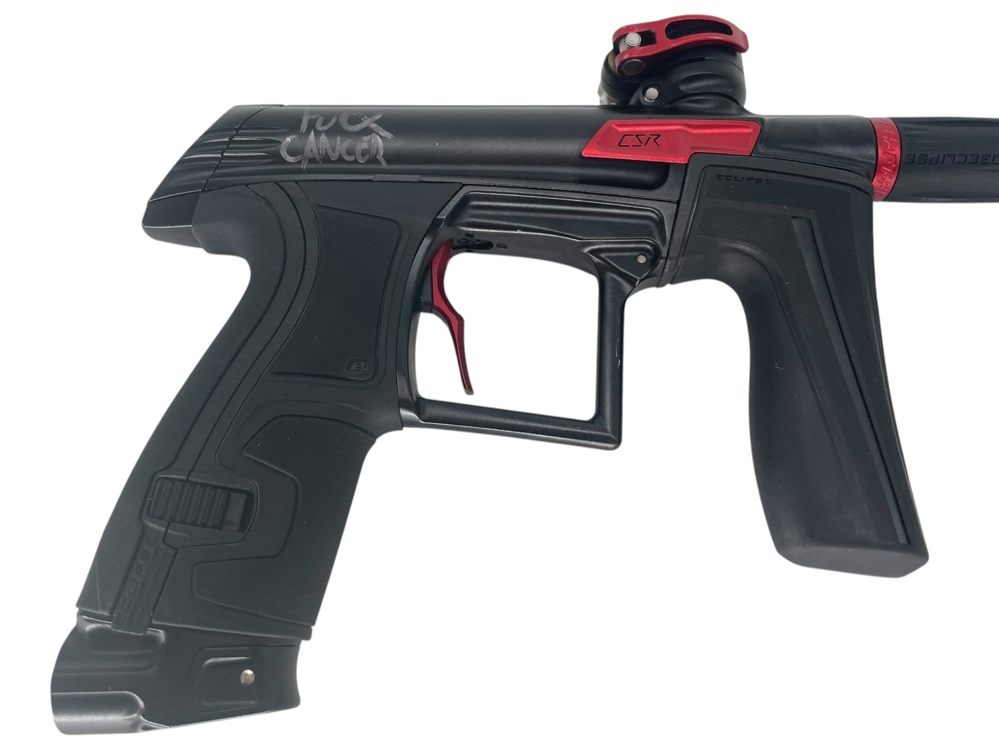 Used Planet Eclipse Csr Paintball Gun Black/Red Paintball Gun from CPXBrosPaintball Buy/Sell/Trade Paintball Markers, New Paintball Guns, Paintball Hoppers, Paintball Masks, and Hormesis Headbands