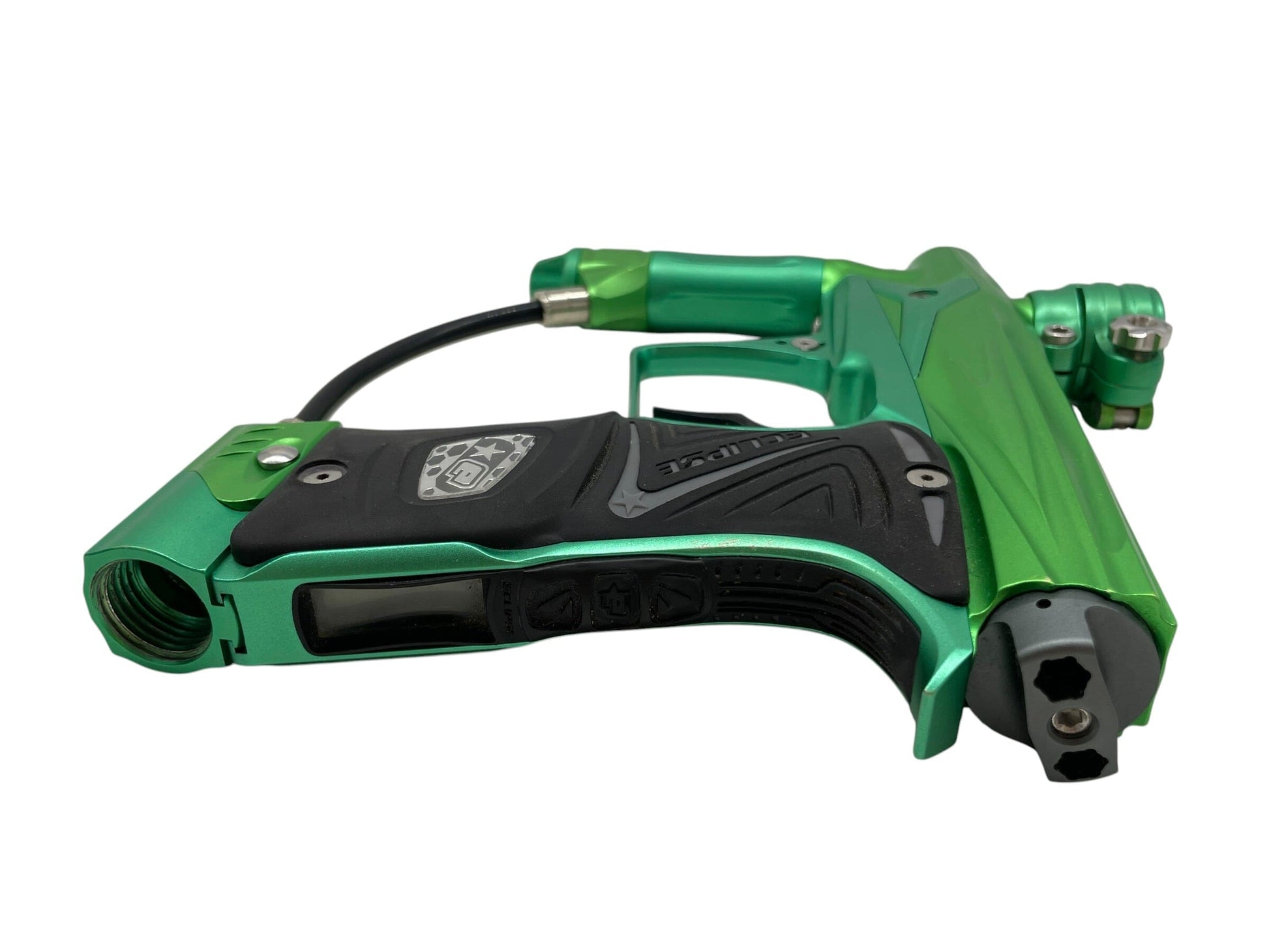 Used Planet Eclipse "Dark" Lime Green/Green Geo 3 W/ IV Core Paintball Gun Paintball Gun from CPXBrosPaintball Buy/Sell/Trade Paintball Markers, New Paintball Guns, Paintball Hoppers, Paintball Masks, and Hormesis Headbands