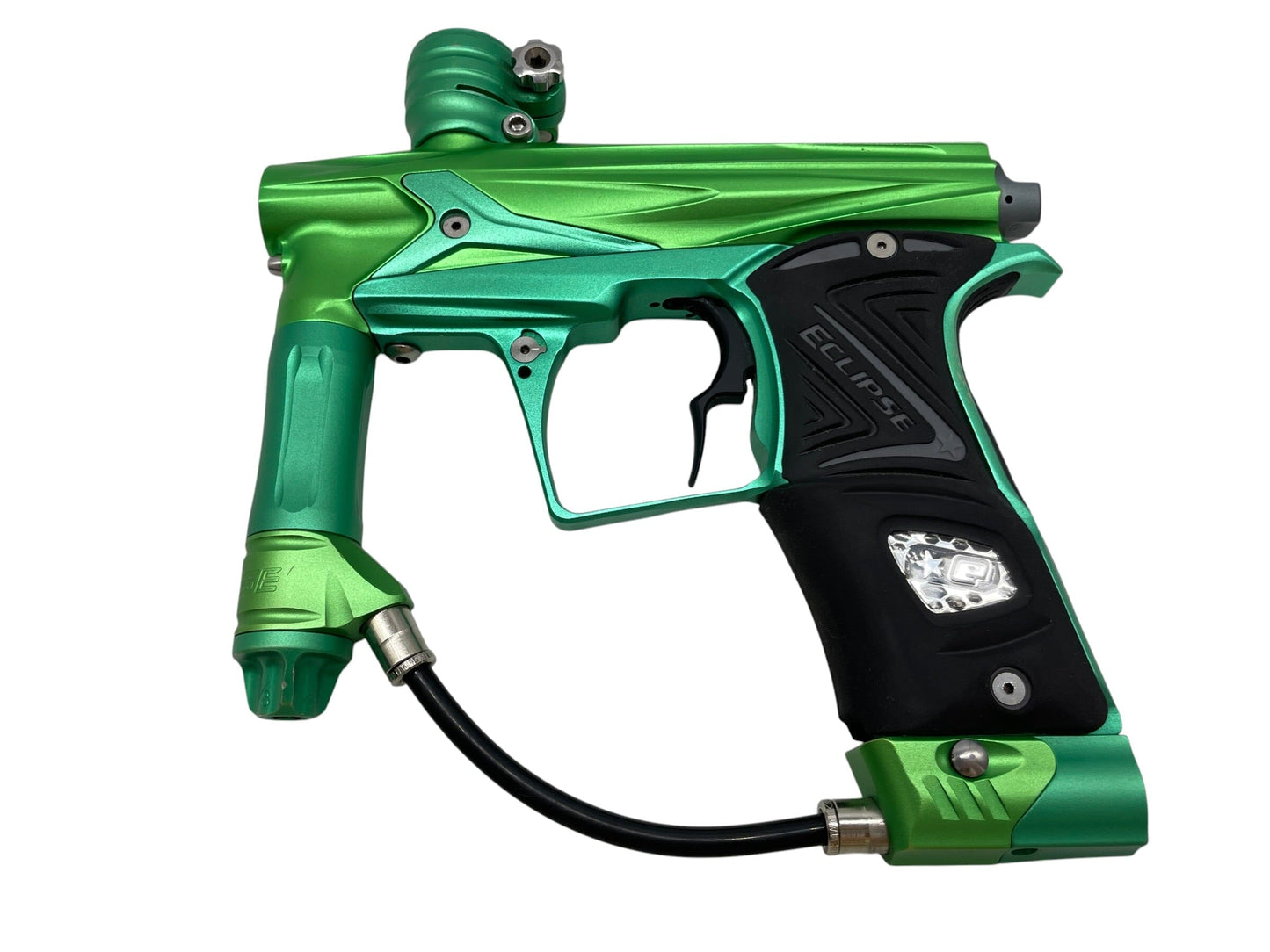 Used Planet Eclipse "Dark" Lime Green/Green Geo 3 W/ IV Core Paintball Gun Paintball Gun from CPXBrosPaintball Buy/Sell/Trade Paintball Markers, New Paintball Guns, Paintball Hoppers, Paintball Masks, and Hormesis Headbands
