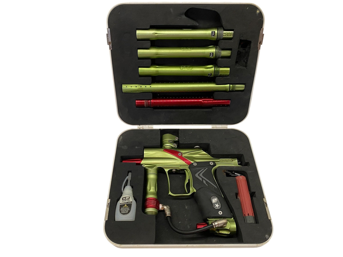 Used Planet Eclipse Ego 08 Origin Green/Red Paintball Gun Paintball Gun from CPXBrosPaintball Buy/Sell/Trade Paintball Markers, New Paintball Guns, Paintball Hoppers, Paintball Masks, and Hormesis Headbands
