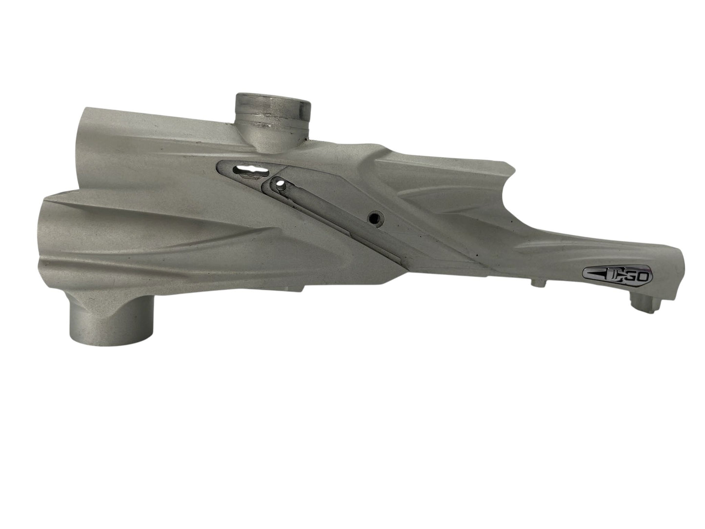 Used Planet Eclipse Ego 10 Paintball Body Silver Paintball Gun from CPXBrosPaintball Buy/Sell/Trade Paintball Markers, New Paintball Guns, Paintball Hoppers, Paintball Masks, and Hormesis Headbands
