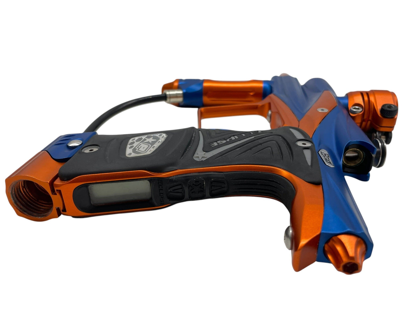 Used Planet Eclipse EGO 11 Blue/Orange Paintball Gun Paintball Gun from CPXBrosPaintball Buy/Sell/Trade Paintball Markers, New Paintball Guns, Paintball Hoppers, Paintball Masks, and Hormesis Headbands