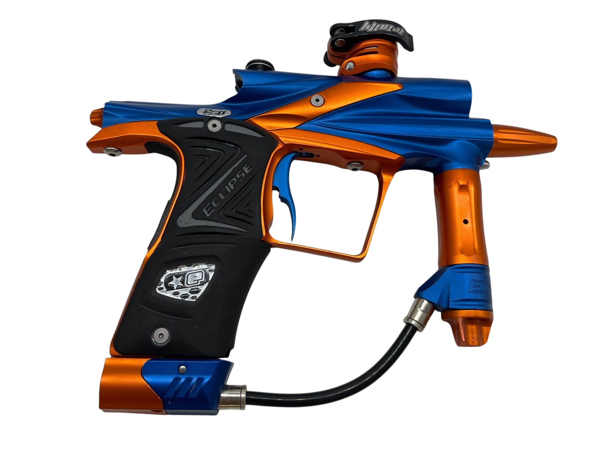 Used Planet Eclipse EGO 11 Blue/Orange Paintball Gun Paintball Gun from CPXBrosPaintball Buy/Sell/Trade Paintball Markers, New Paintball Guns, Paintball Hoppers, Paintball Masks, and Hormesis Headbands